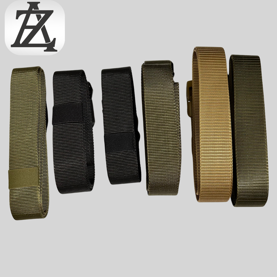 Cinturones tácticos de alta resistencia en varias referencias.