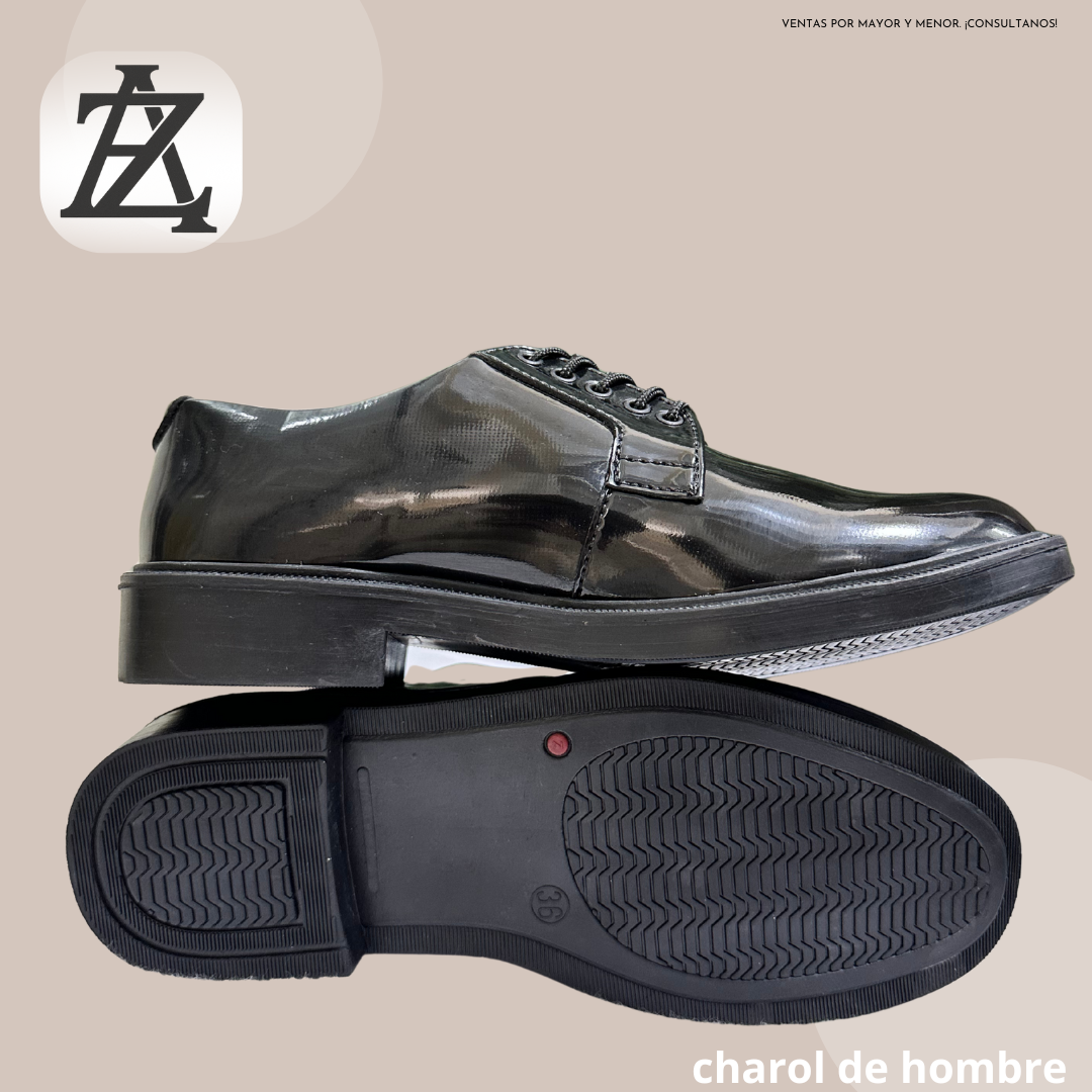Zapato charol de hombre