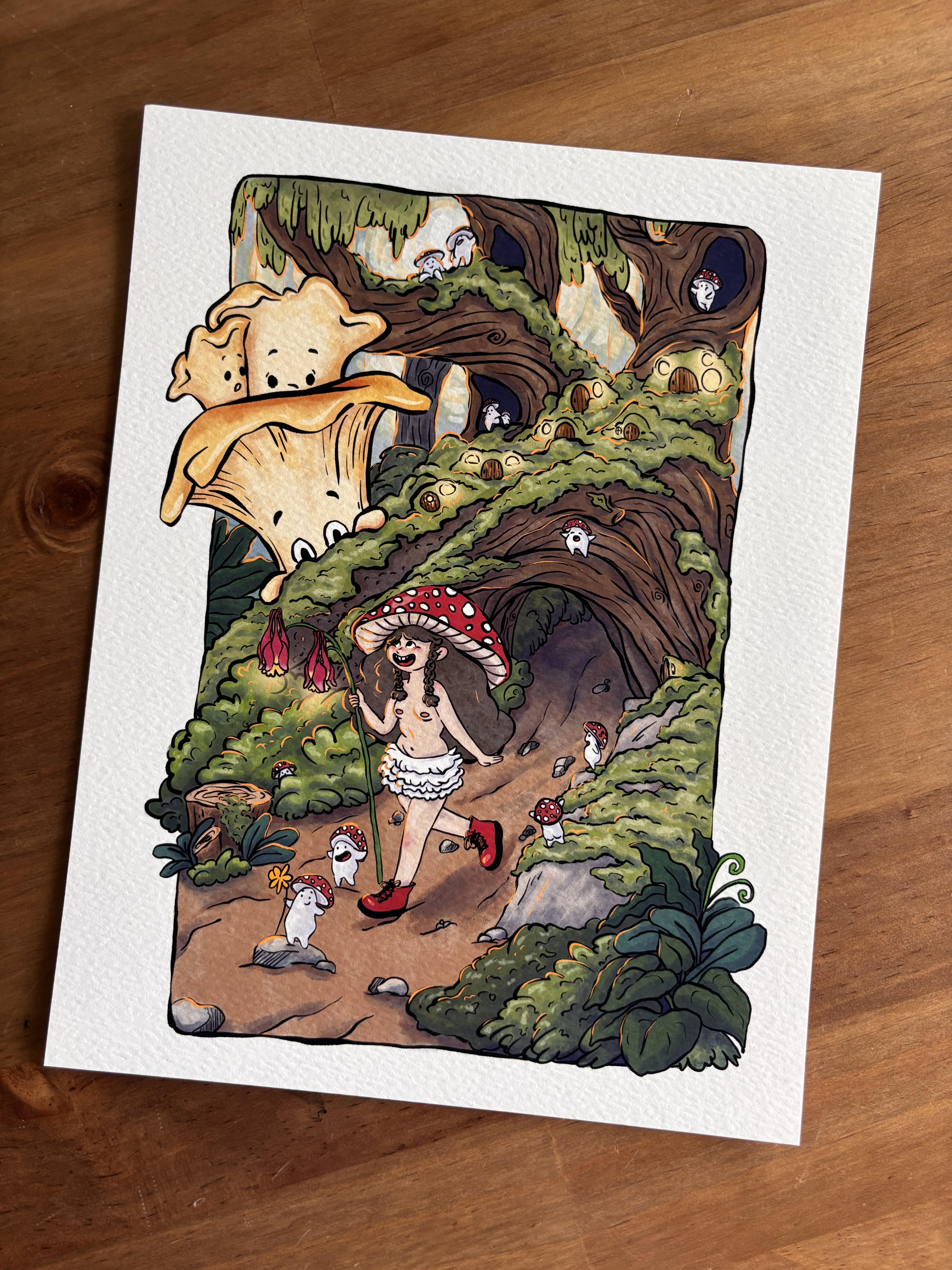 "Amanita into the Woods"