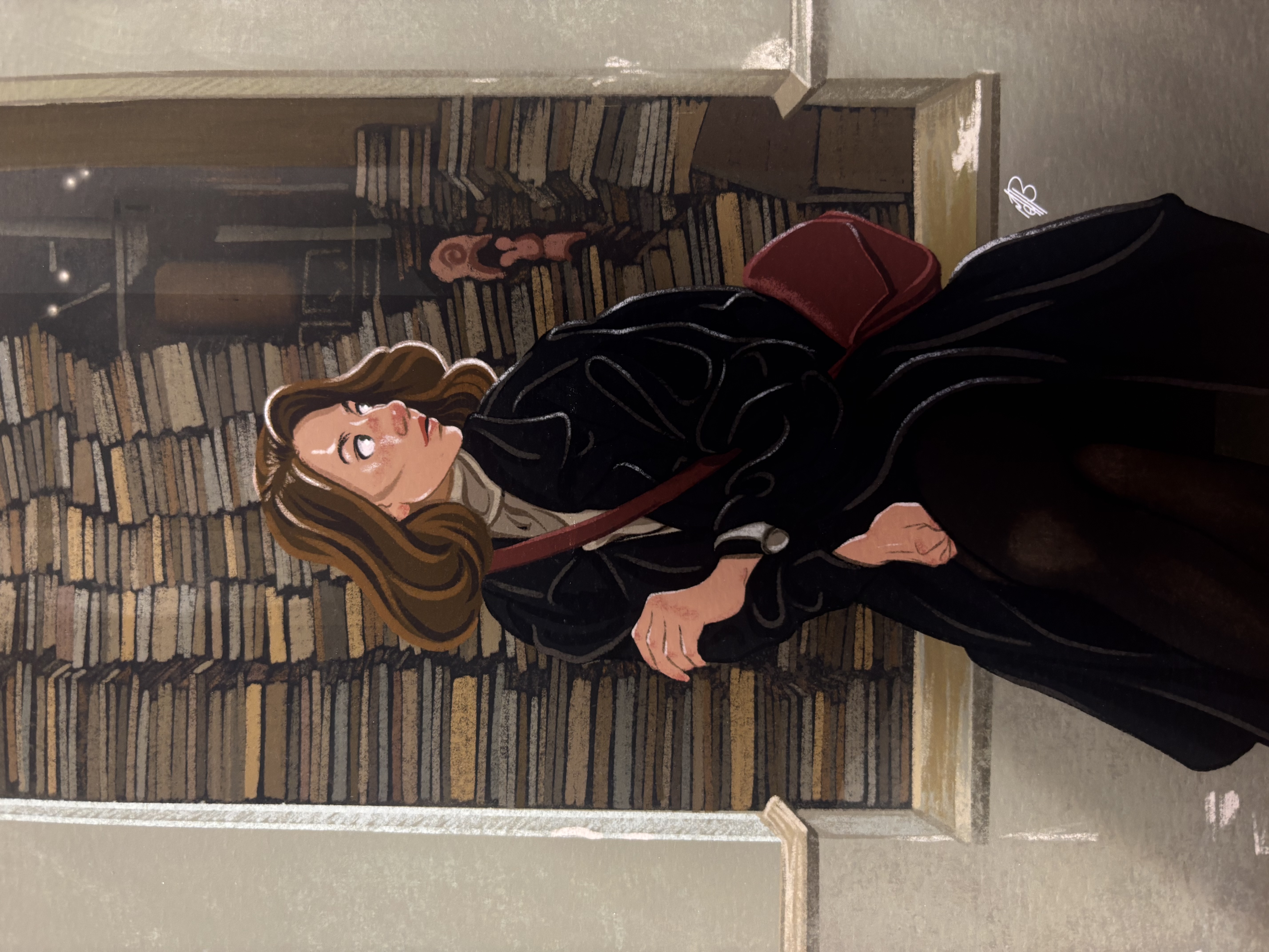 "Whispers between pages"