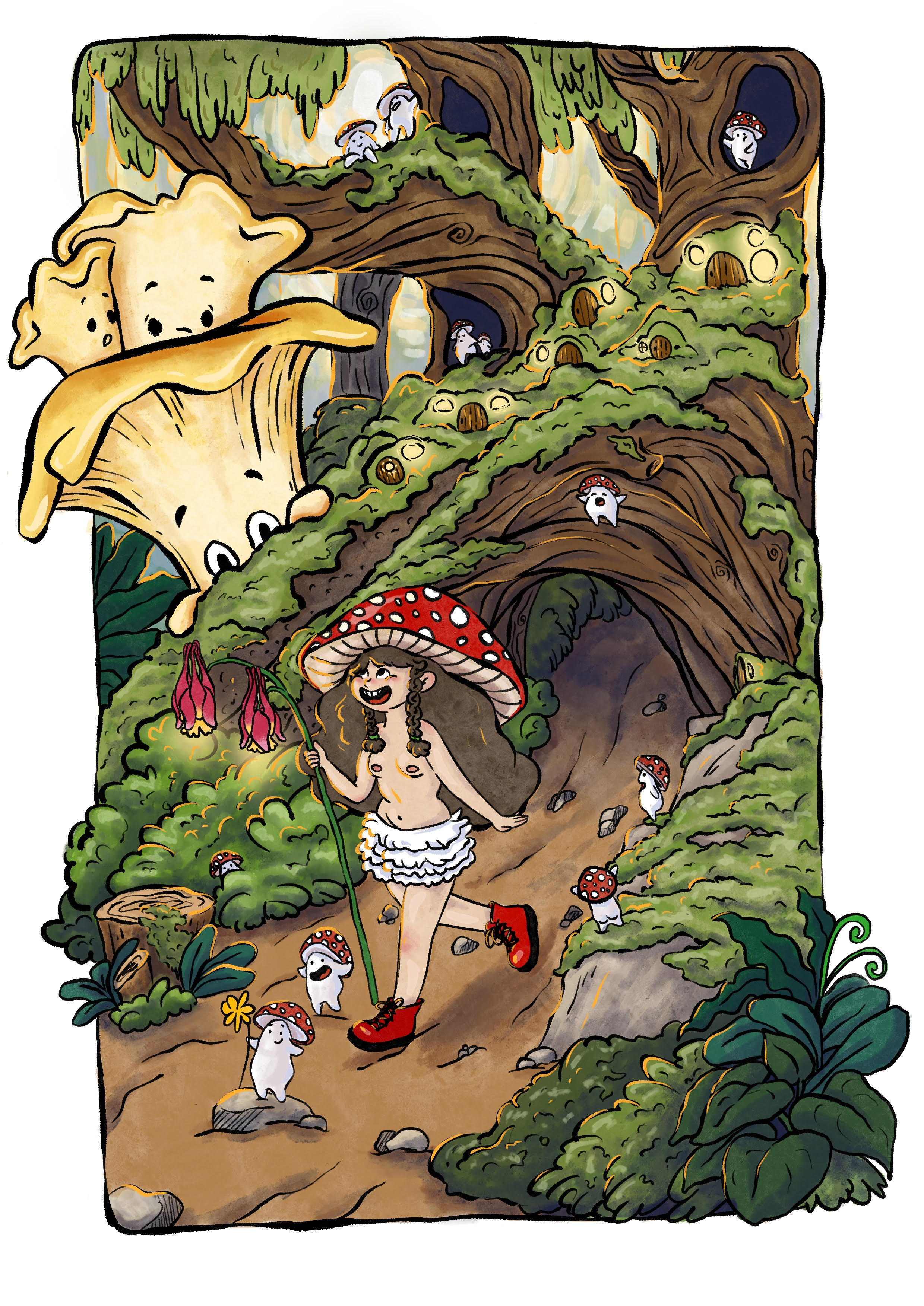 "Amanita into the Woods"