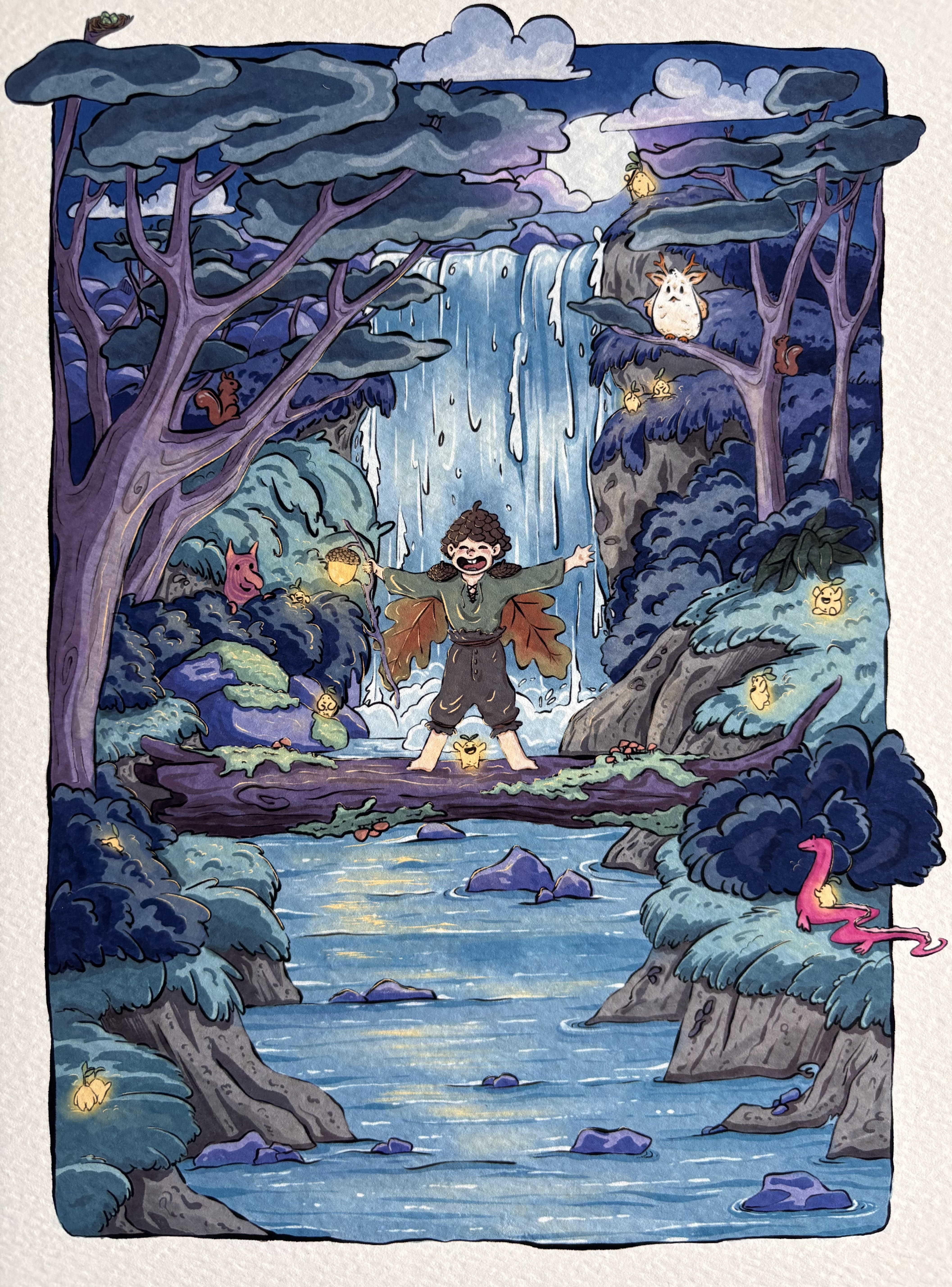 "Oakly under the Falls"