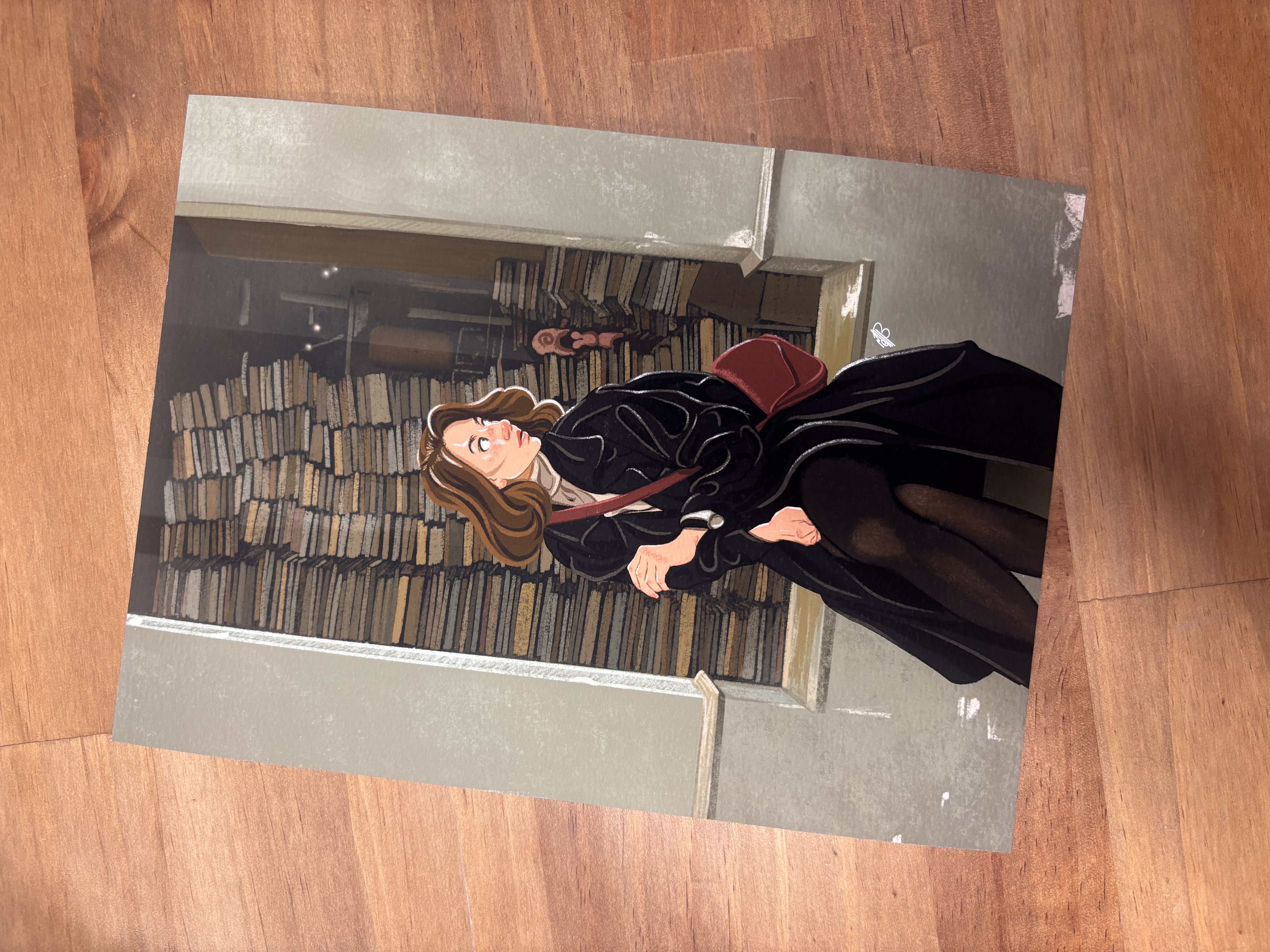 "Whispers between pages"