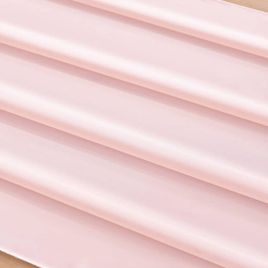 Blush Pink Chiffon Table Runner Easter Spring Boho Rustic 10ft 29x120 Inches Wedding Runner Sheer Bridal Shower Decorations