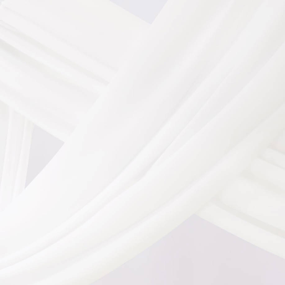 Wedding Arch Draping Fabric 2 Panels 29" x 19Ft Ivory Sheer Chiffon Curtain Drapes 6 Yards for Wedding Ceremony Birthday Party Decoration