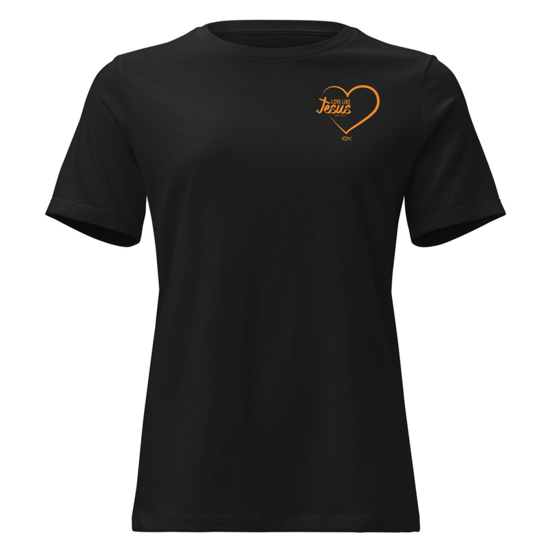 Love Like Jesus Black Women's Relaxed T-Shirt