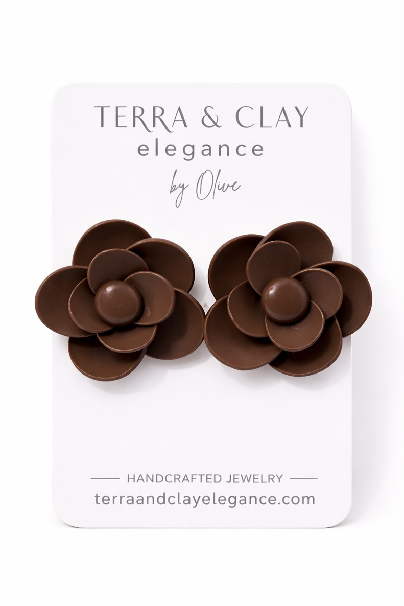 Succulent Clay Earrings