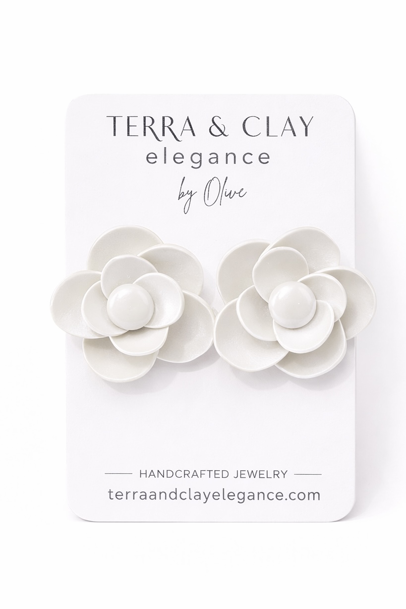 Succulent Clay Earrings