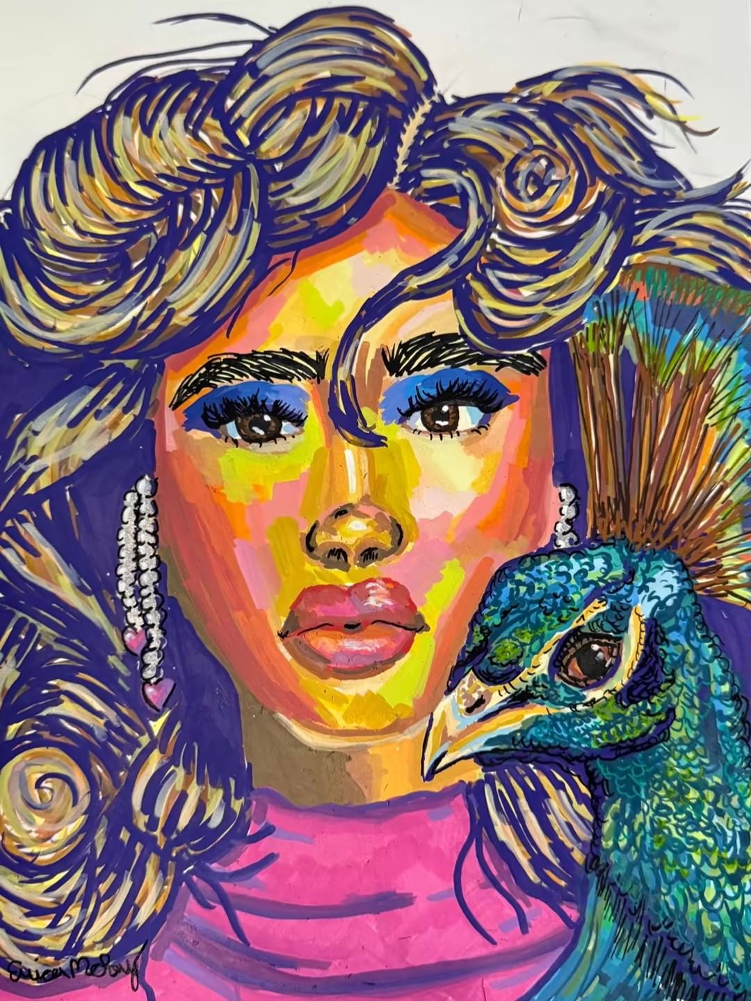 "Between Feathers and Beauty"