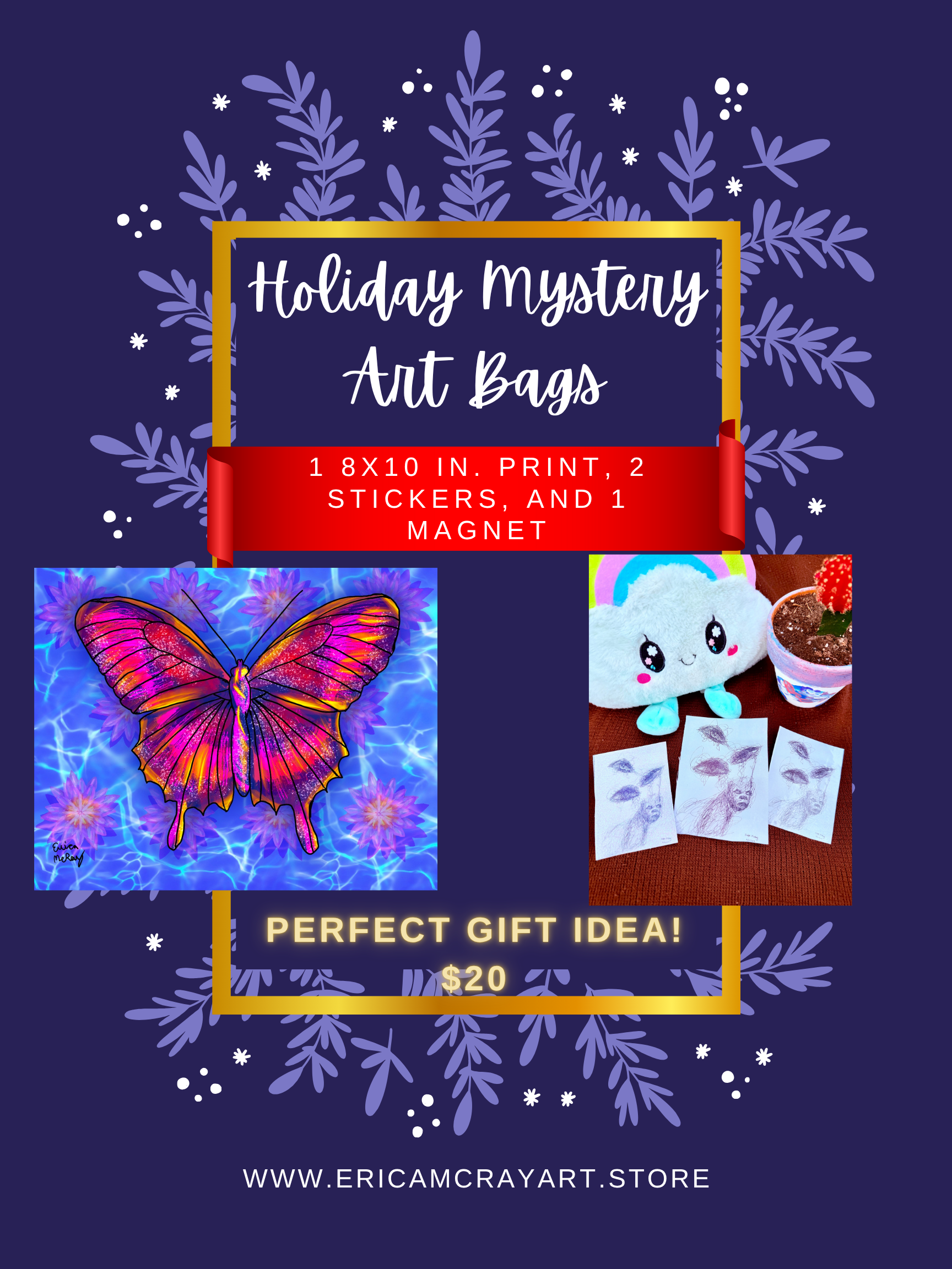 Holiday Mystery Art Bags