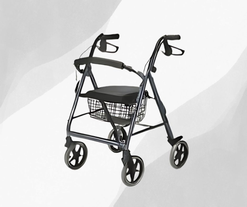 Folding Mobility Walker with Seat