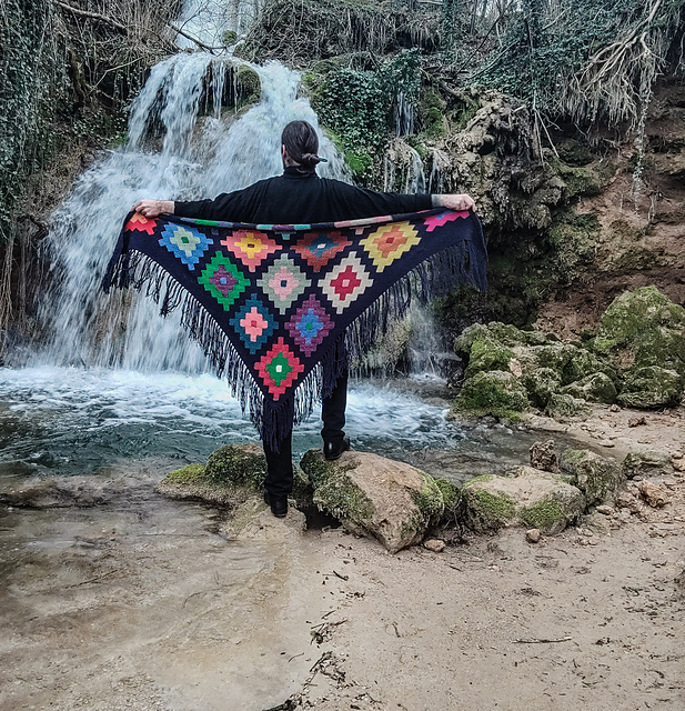 Kilim shawl