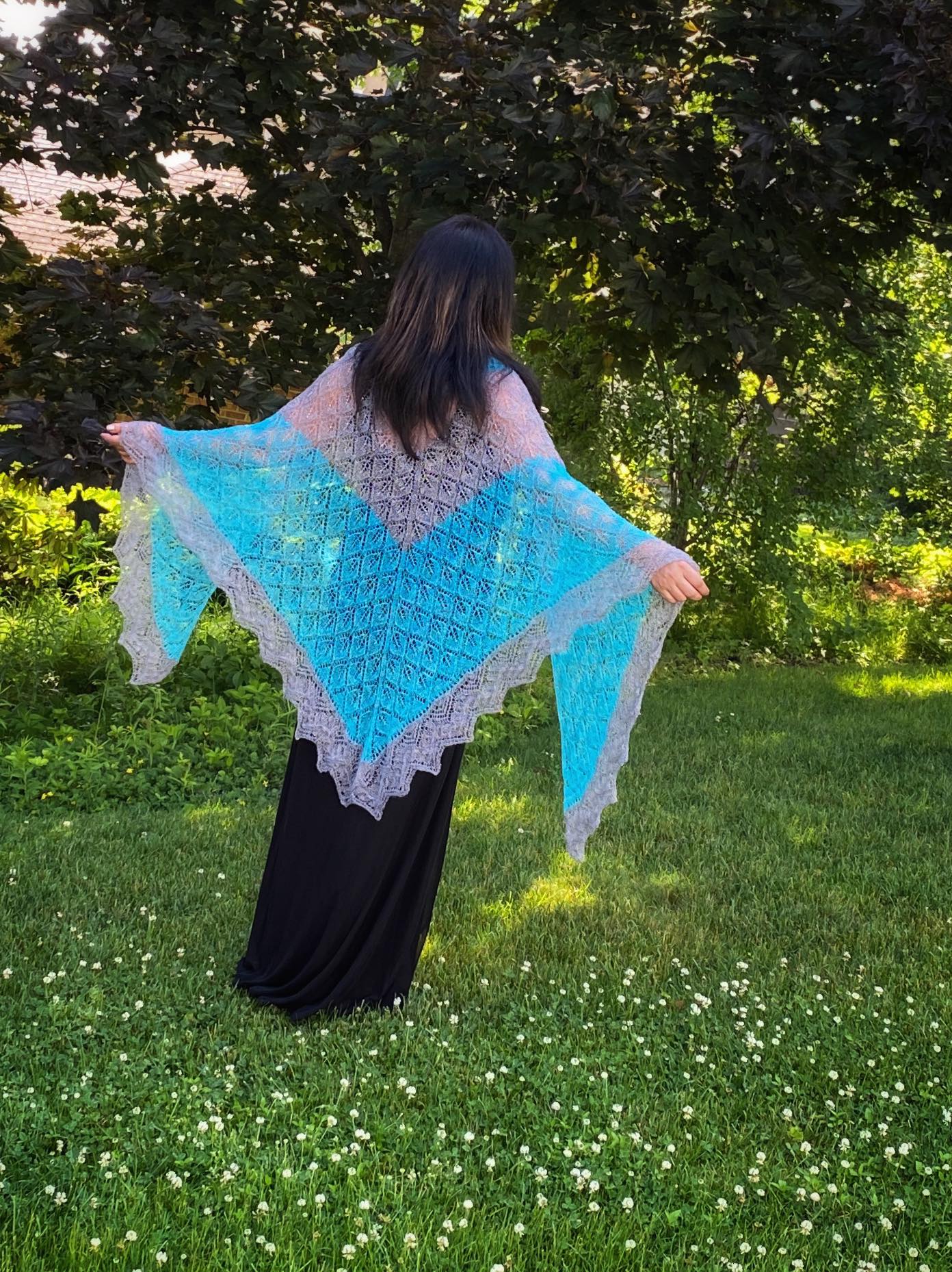 Casta diva shawl
