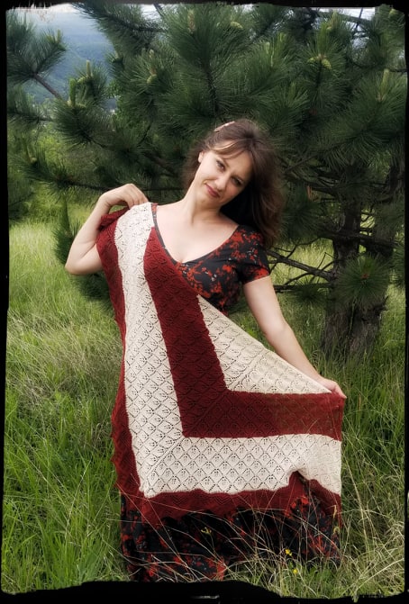 Casta diva shawl