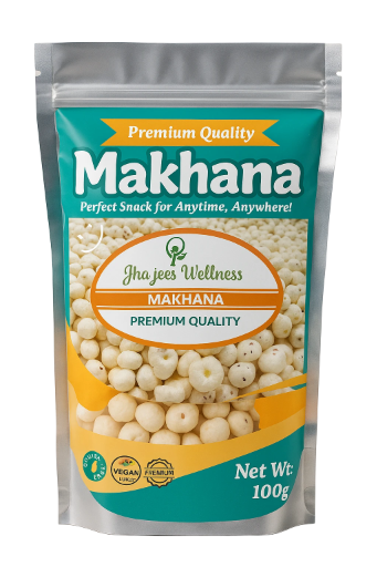 Makhana Grade 5+  Premium Quality Bigger Chunks Lotus Seeds  / Fox Nuts