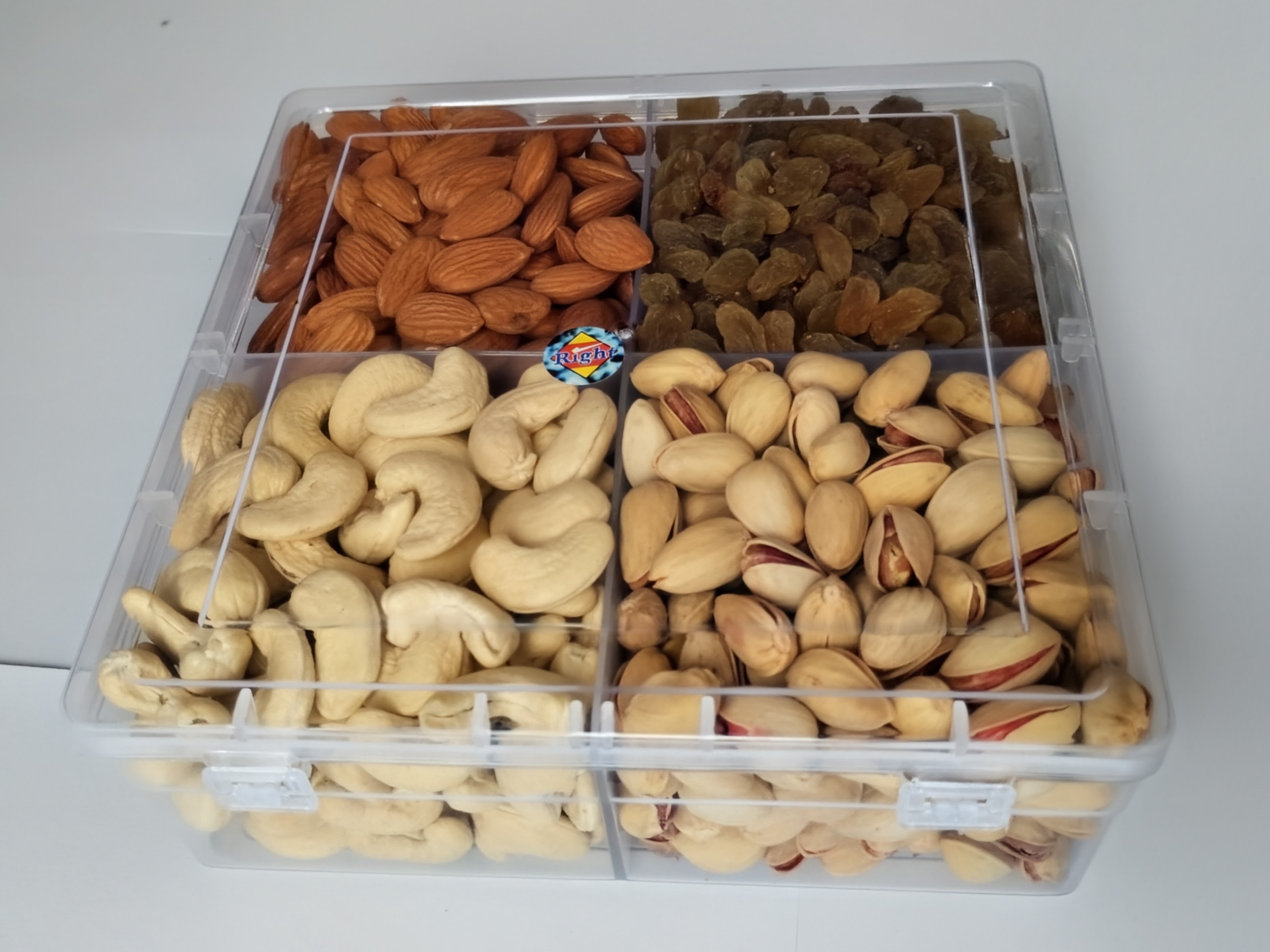  Dry Fruits Gift Pack of 800 gm ( 200 gm x 4 ) 