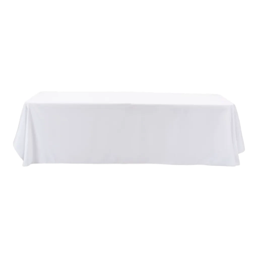 Rectangular White Tablecloth