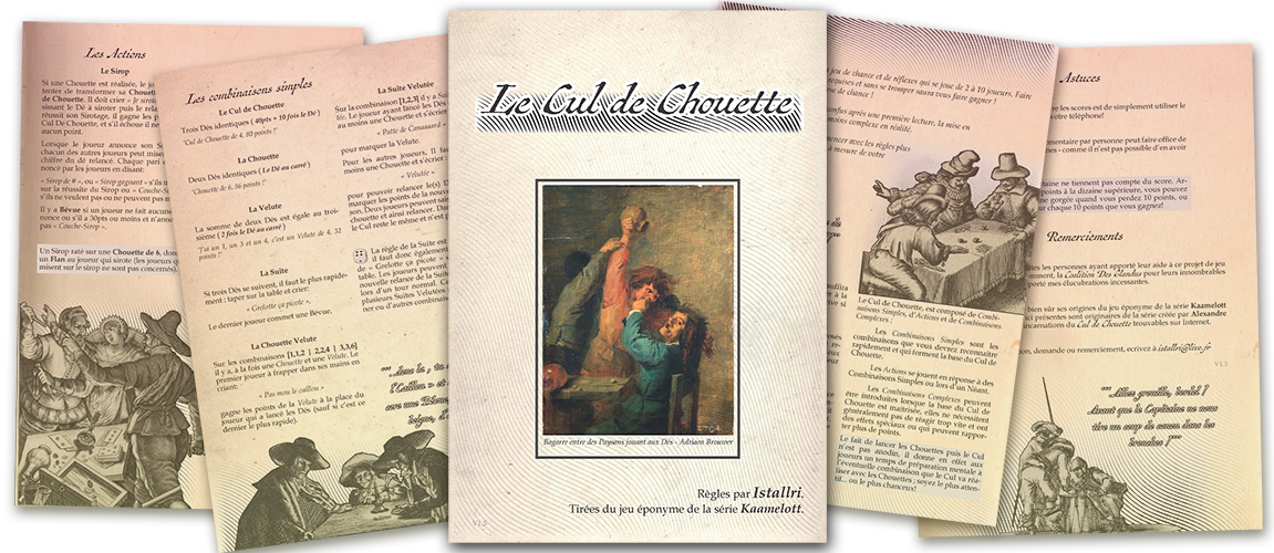 [PDF] Le Cul de Chouette — un jeu de dés inspiré d'une célèbre série [FR]