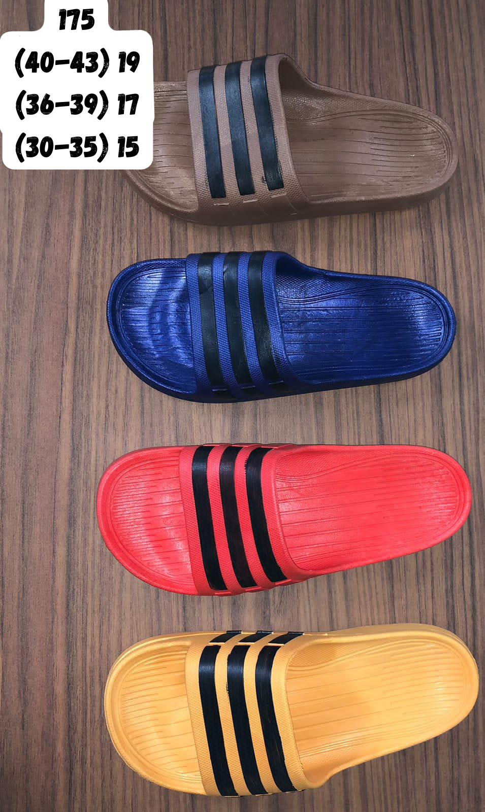 Sandales colorées 175