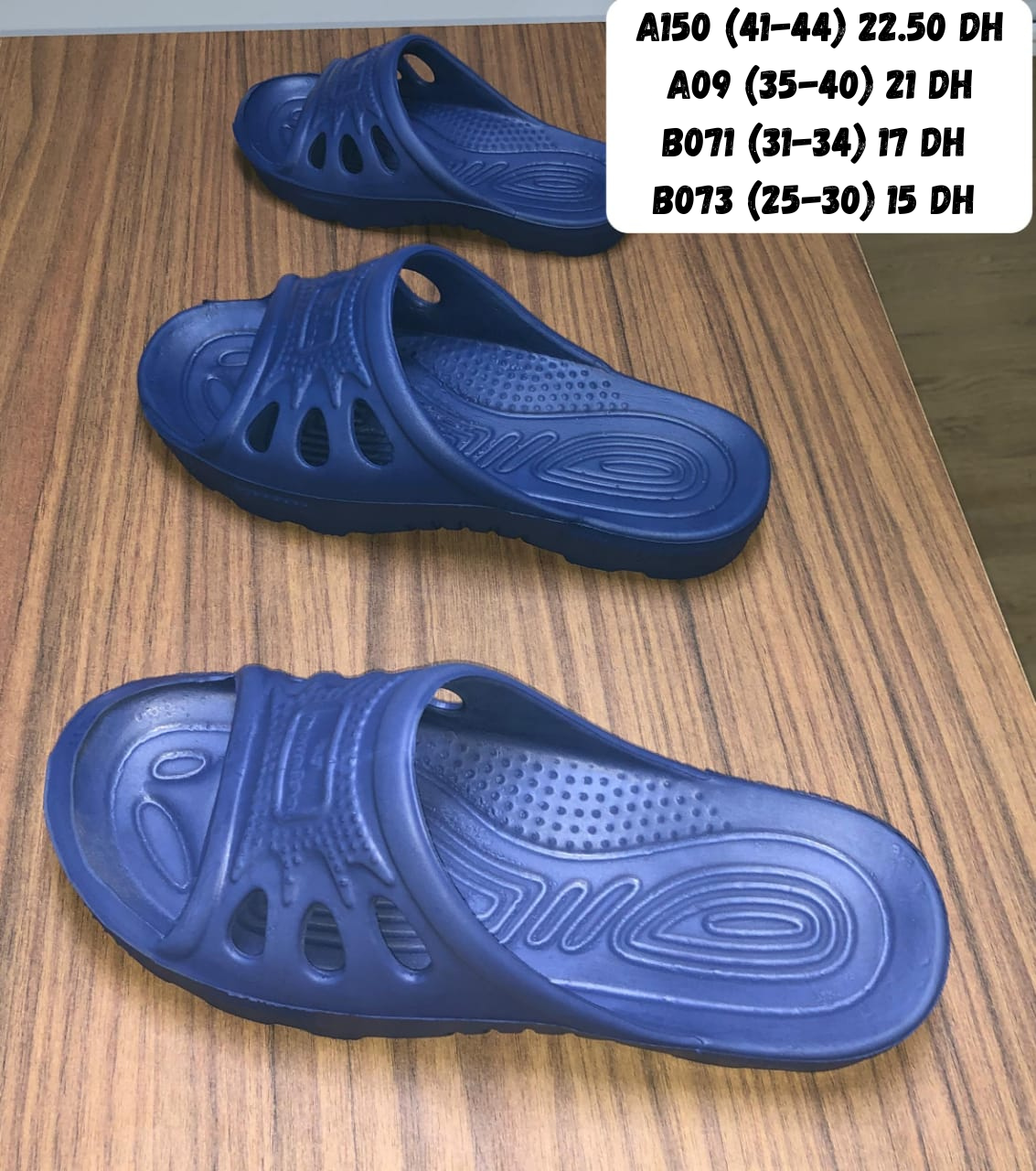 Sandales en plastique A150 A09 A071 A073