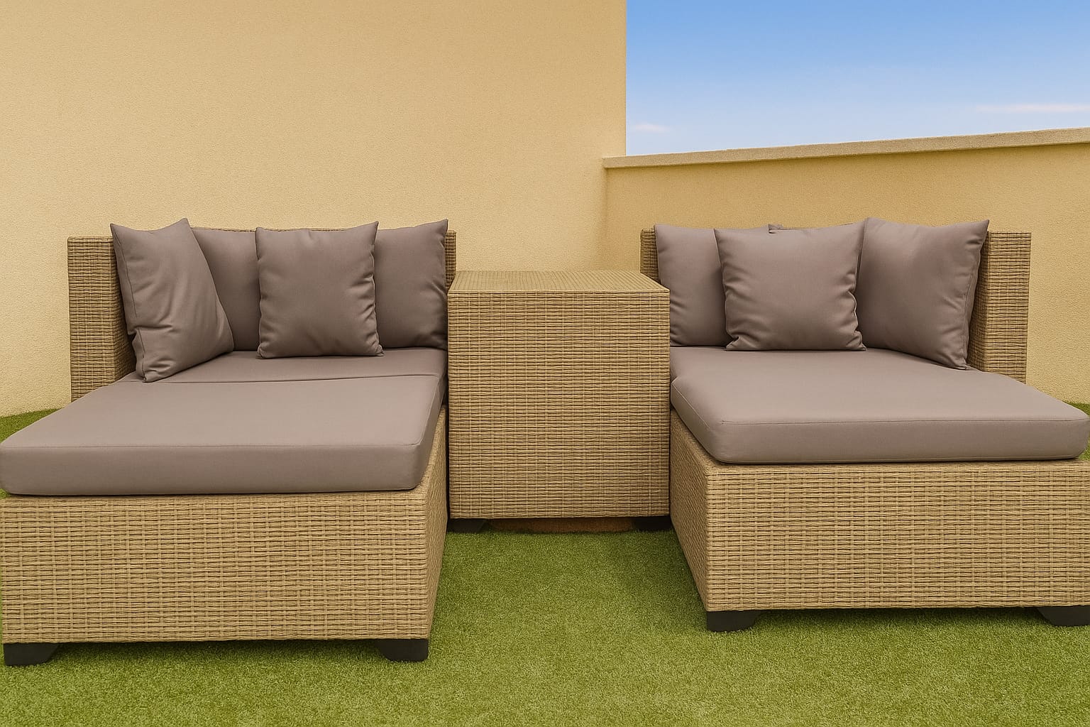 Box Twin Set – Versatile Modular Seating for Patio & Balcony Living