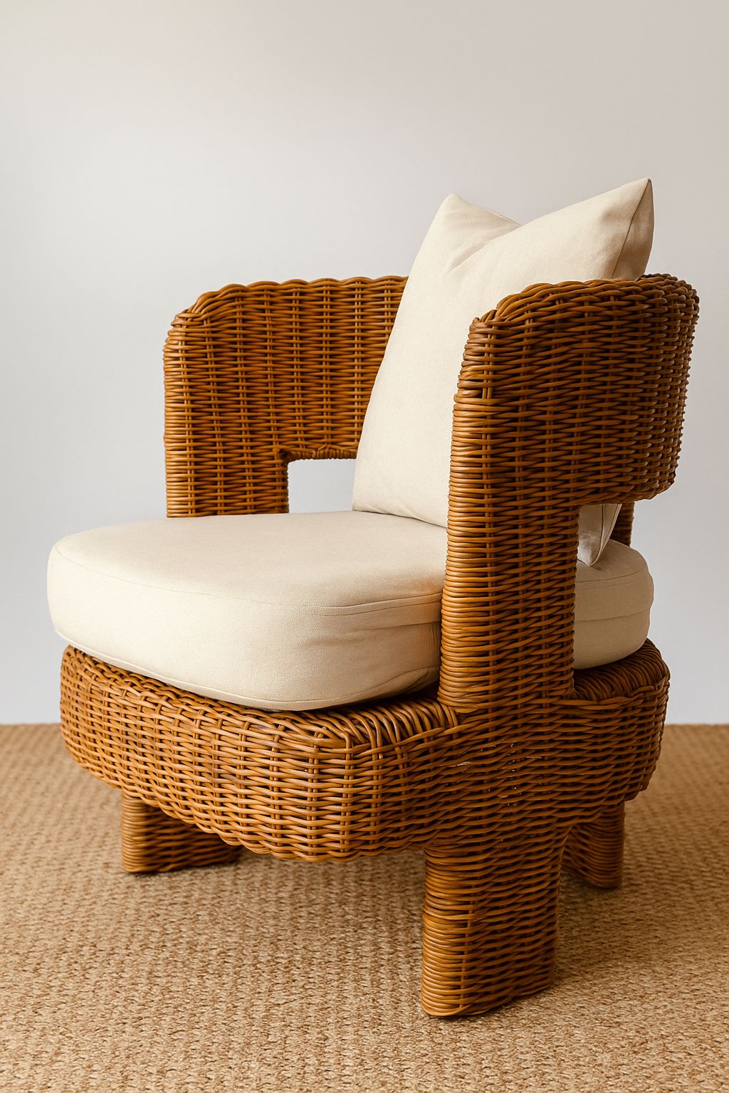 Scandinavian Patio Duo – Minimalist Design with Natural Texture