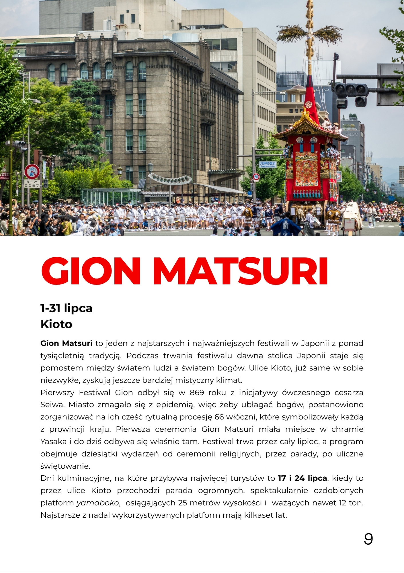 Japonia Szlakiem Letnich Festiwali