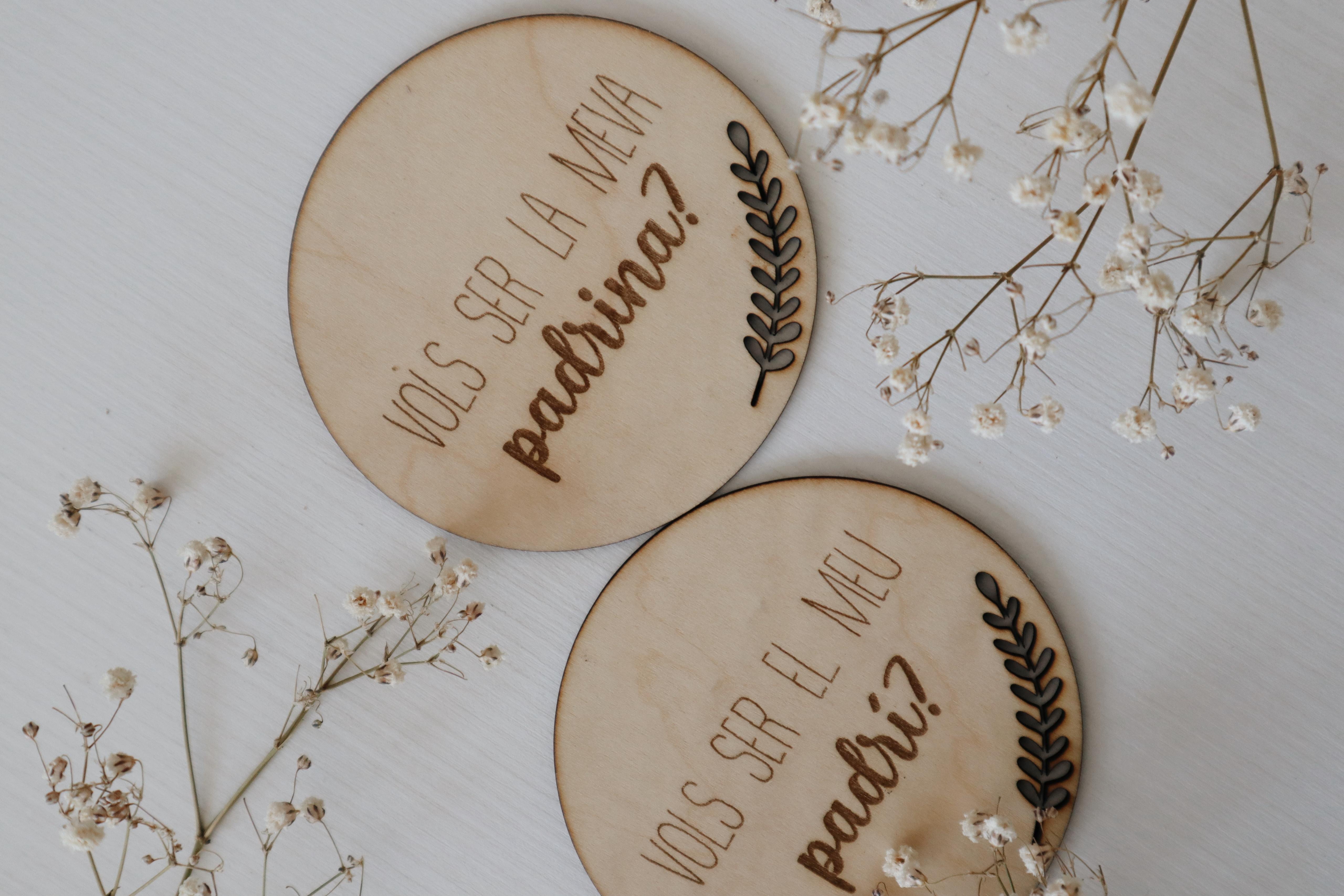 Placas madrina y padrino