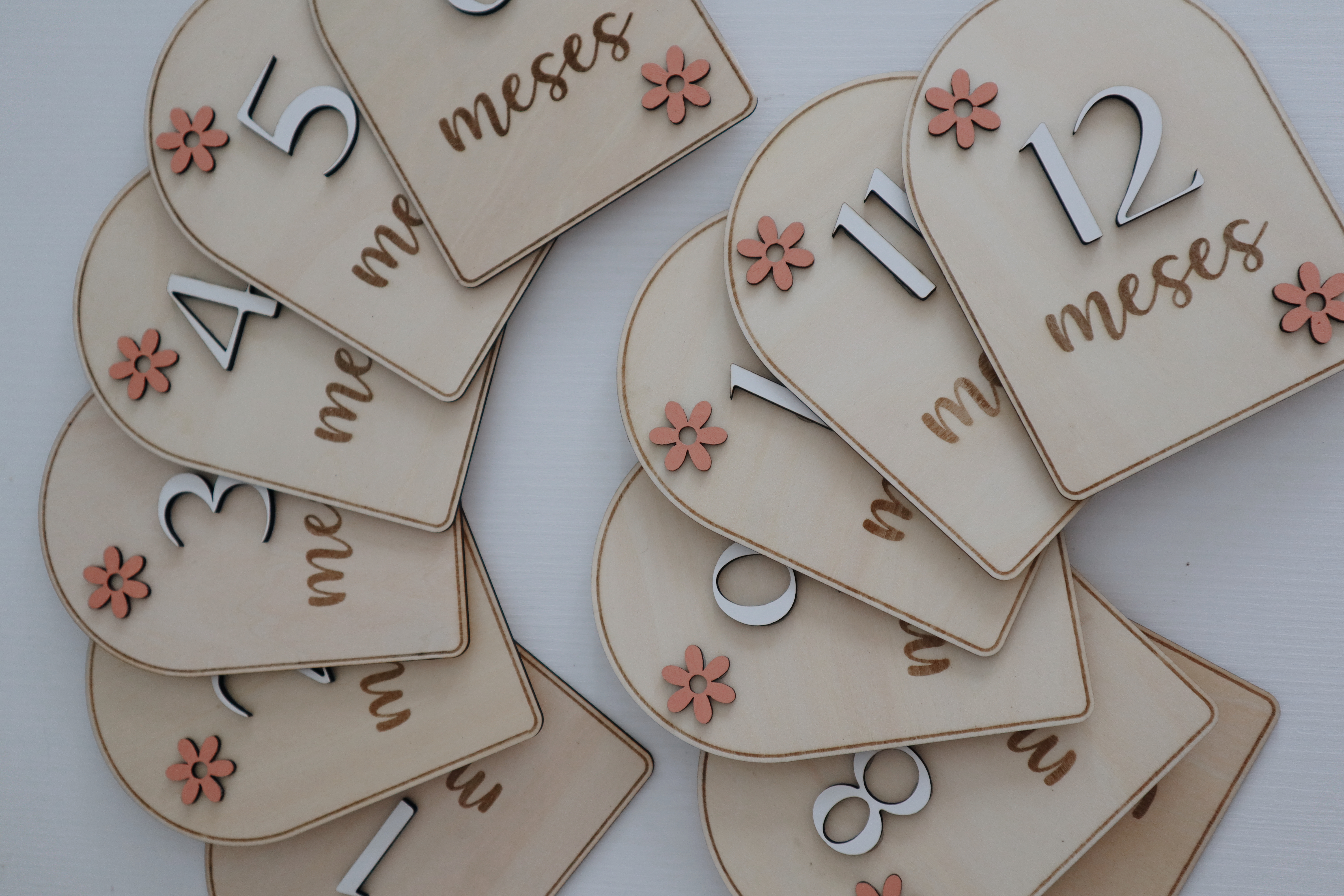 Placa cumplemes flower