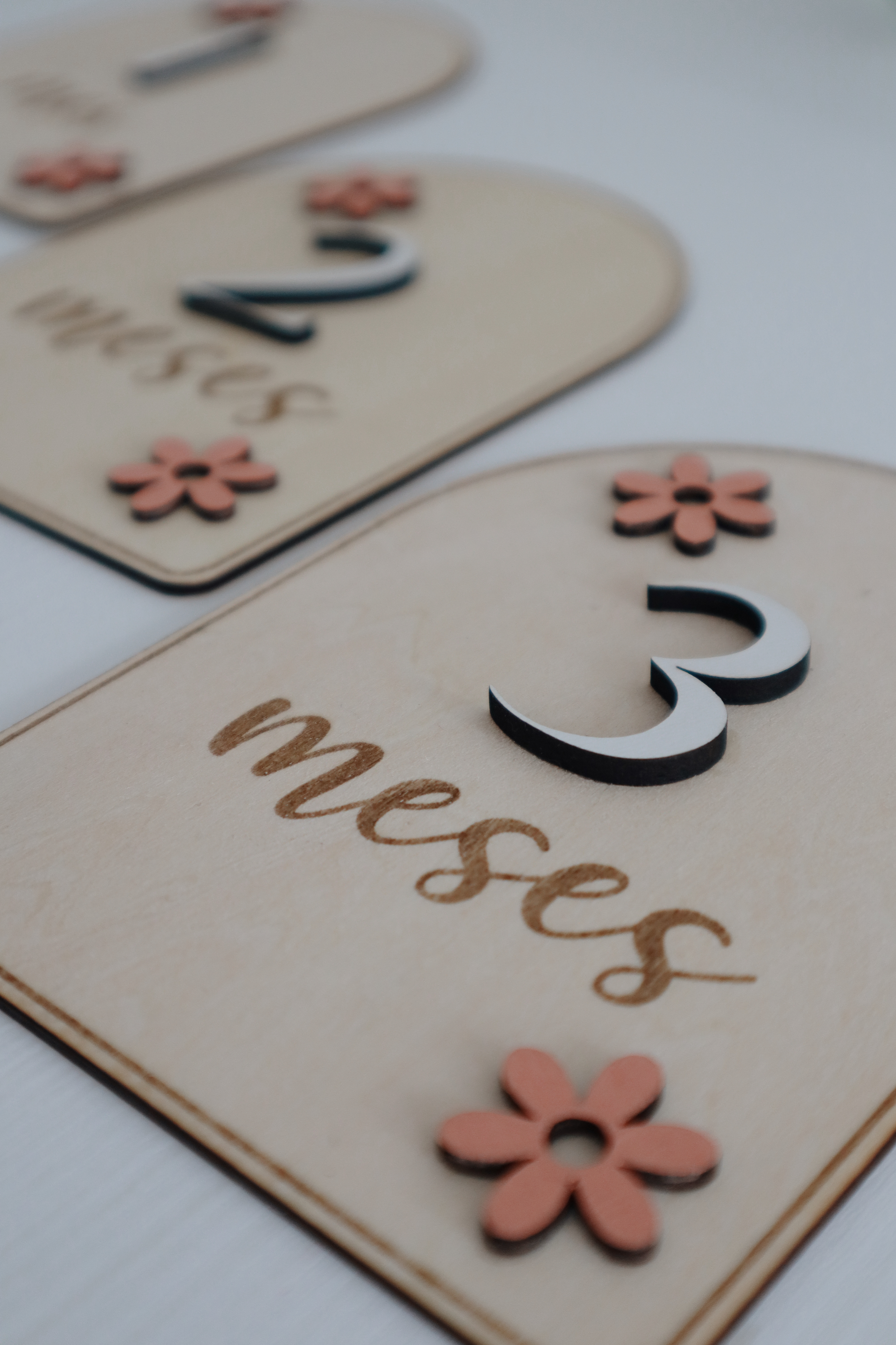 Placa cumplemes flower