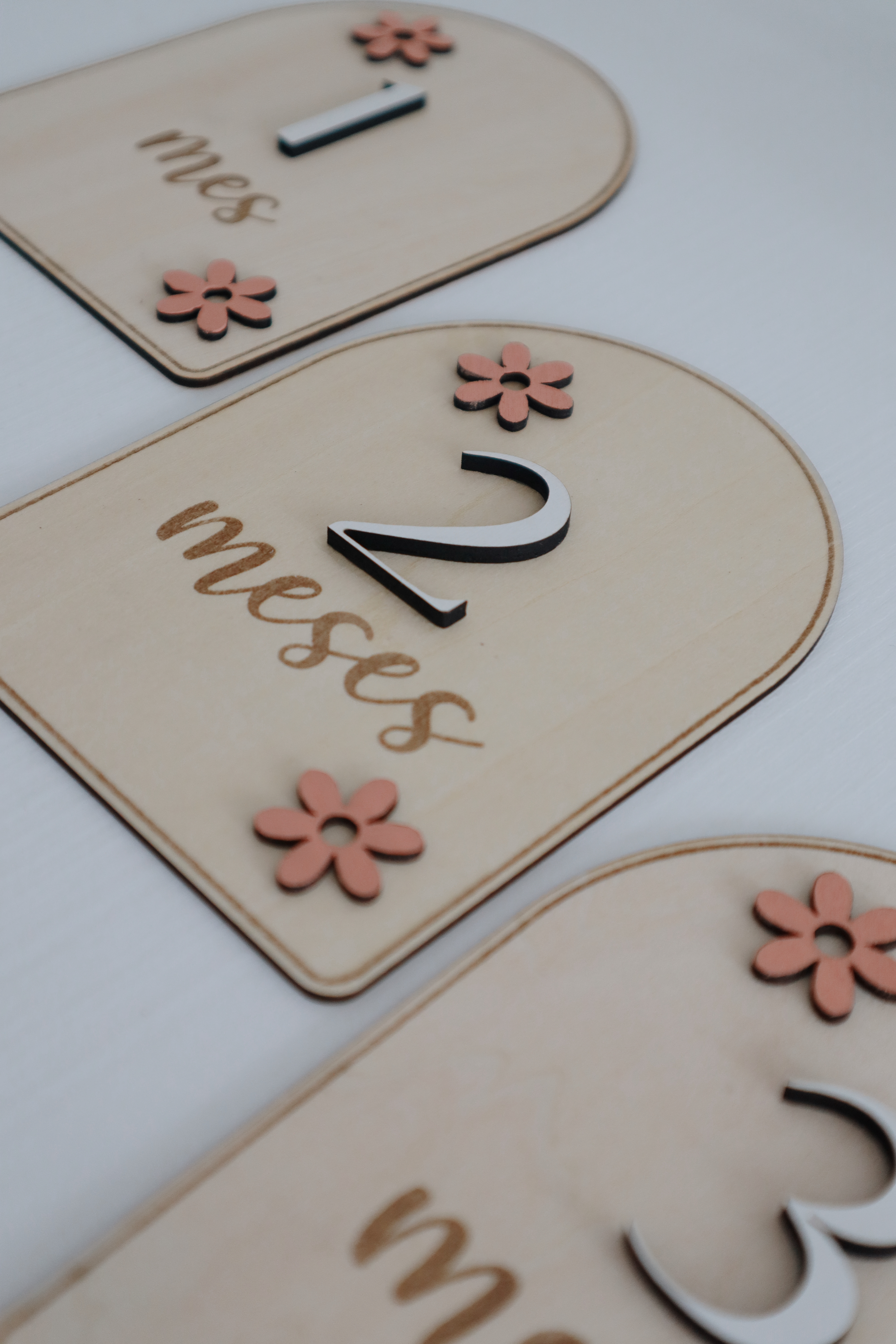 Placa cumplemes flower