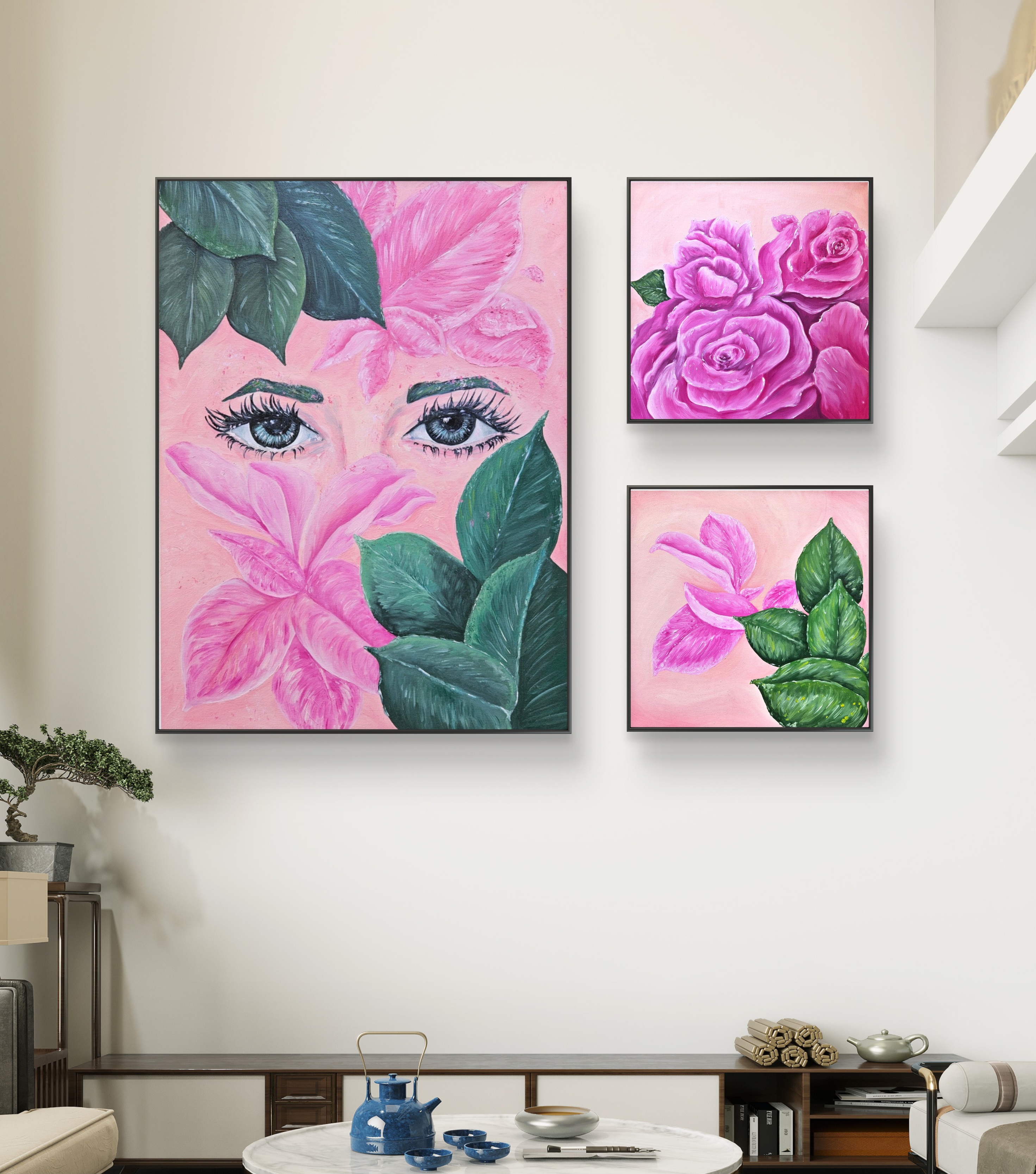 TRÍPTICO RENACER EN ROSAS