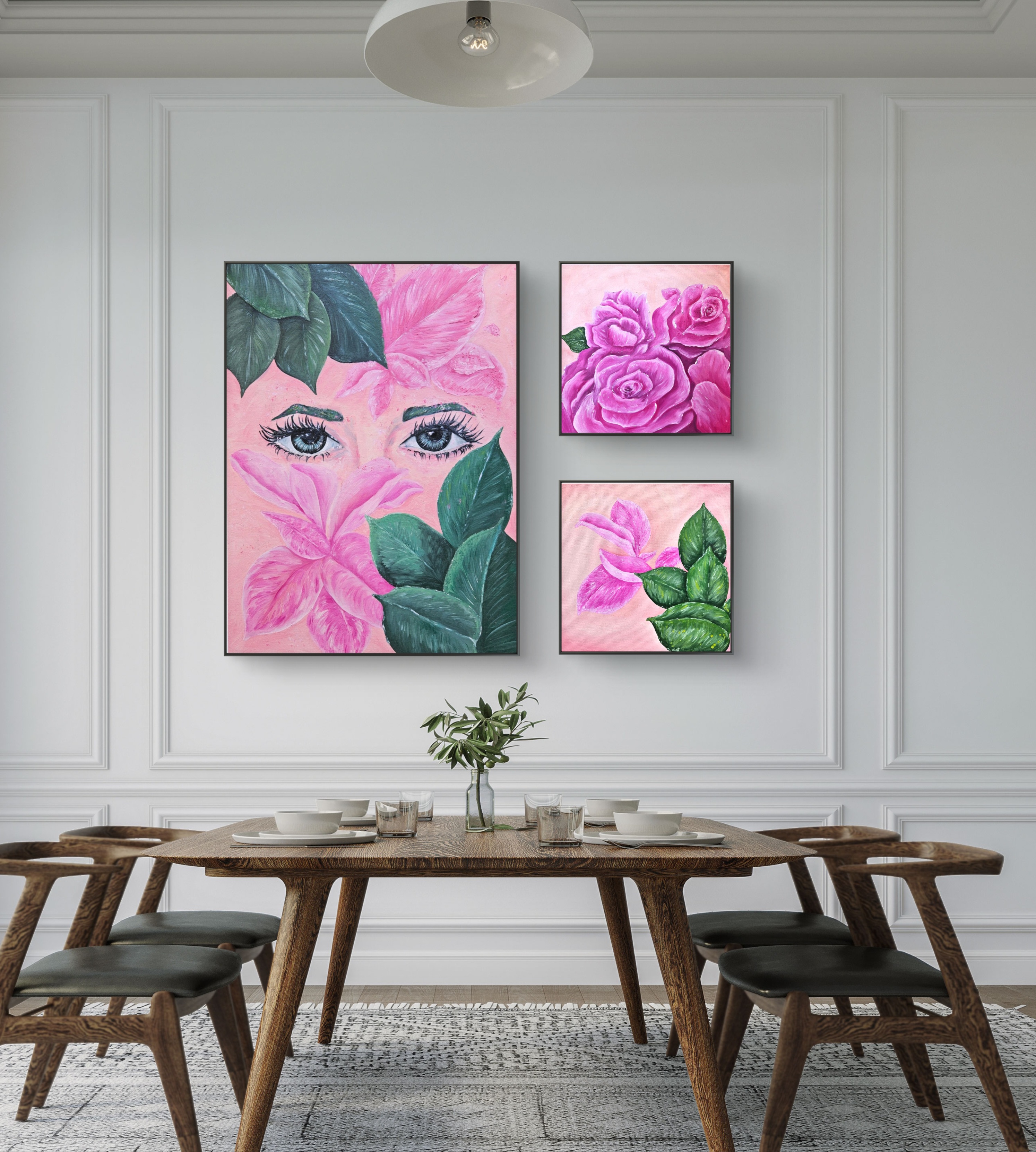 TRÍPTICO RENACER EN ROSAS