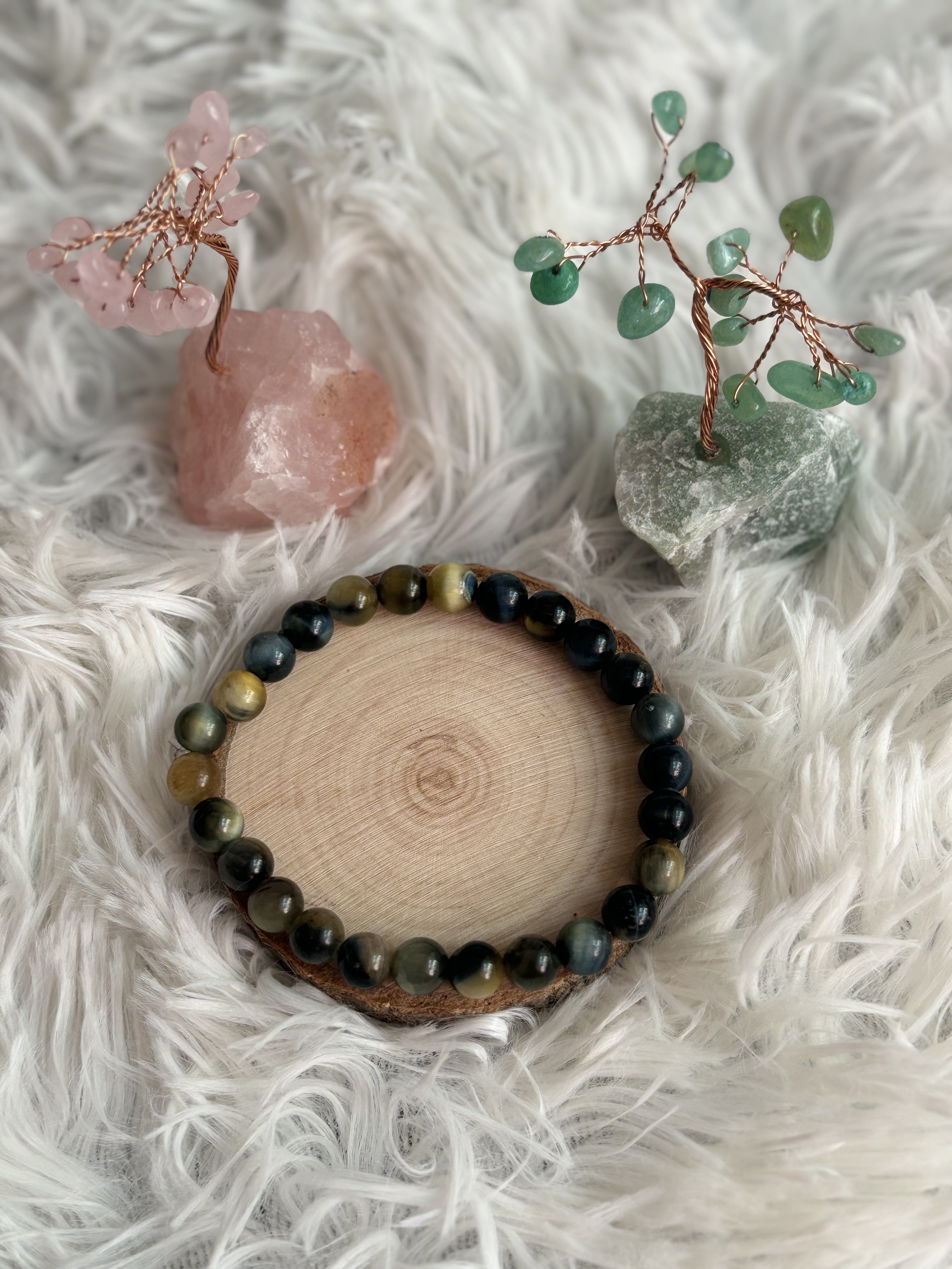 Bracelets - Oeil de tigre blanc