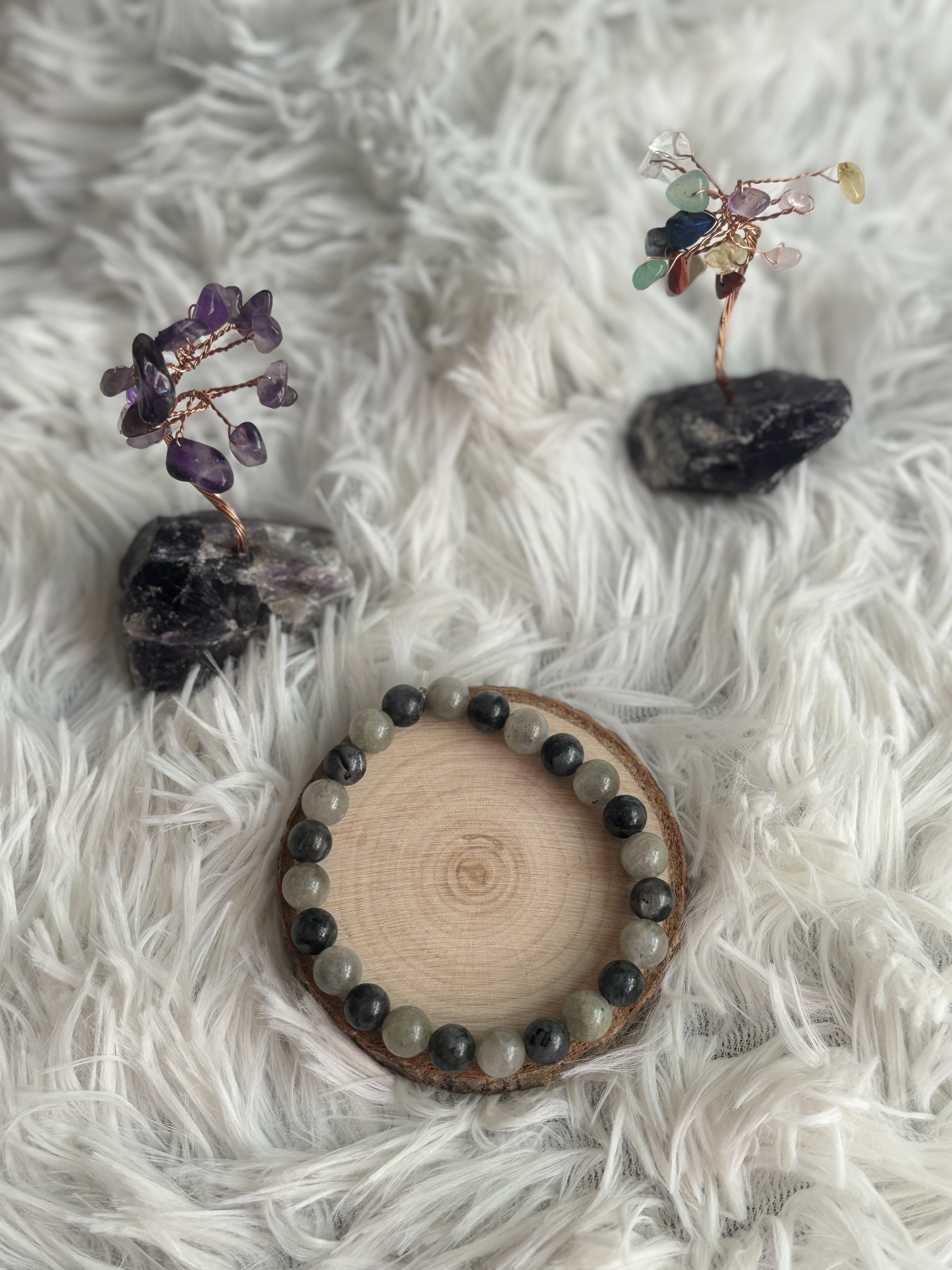 Bracelets - Labradorite et Larvikite