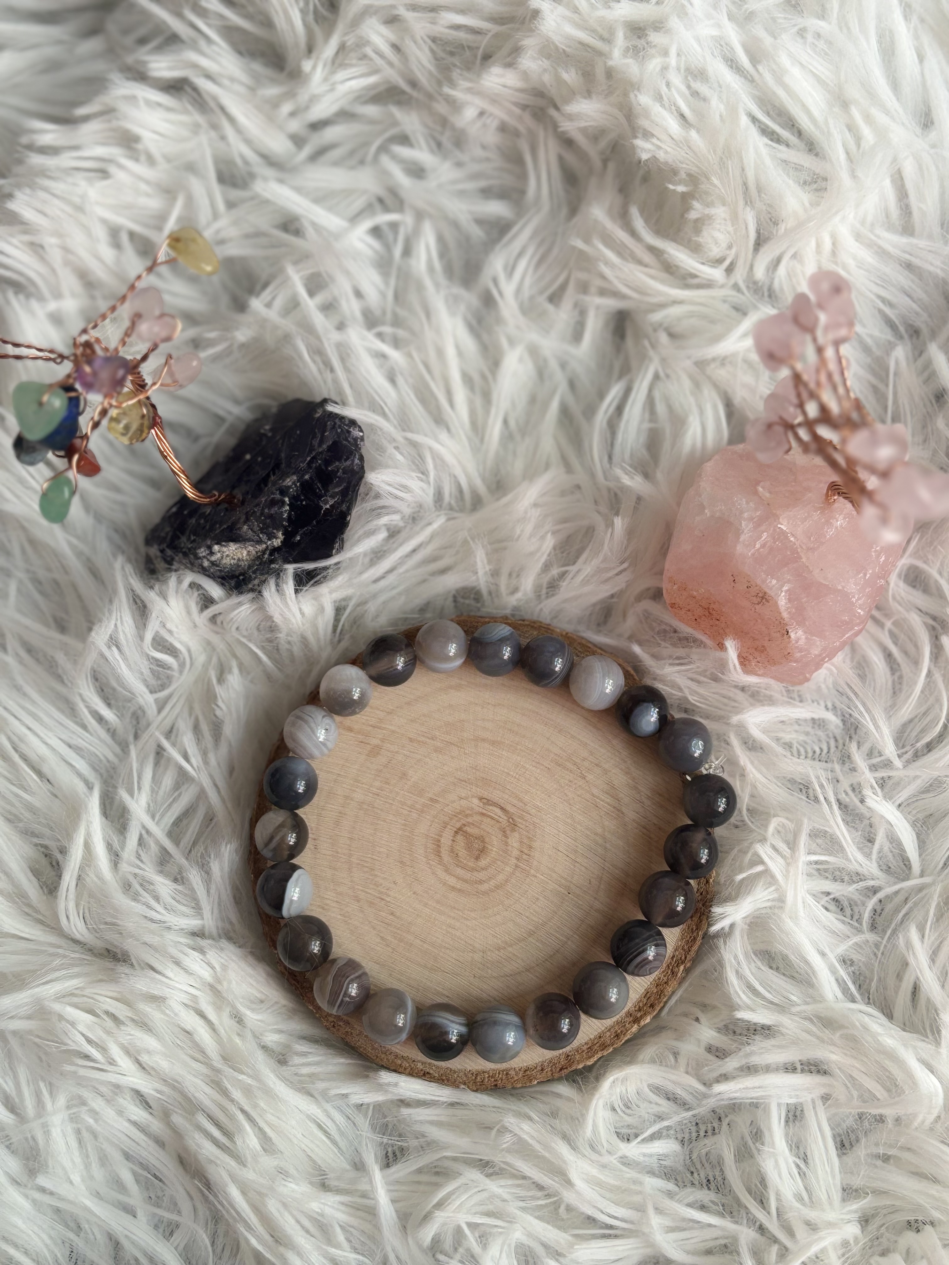 Bracelets - Agate du Botswana 