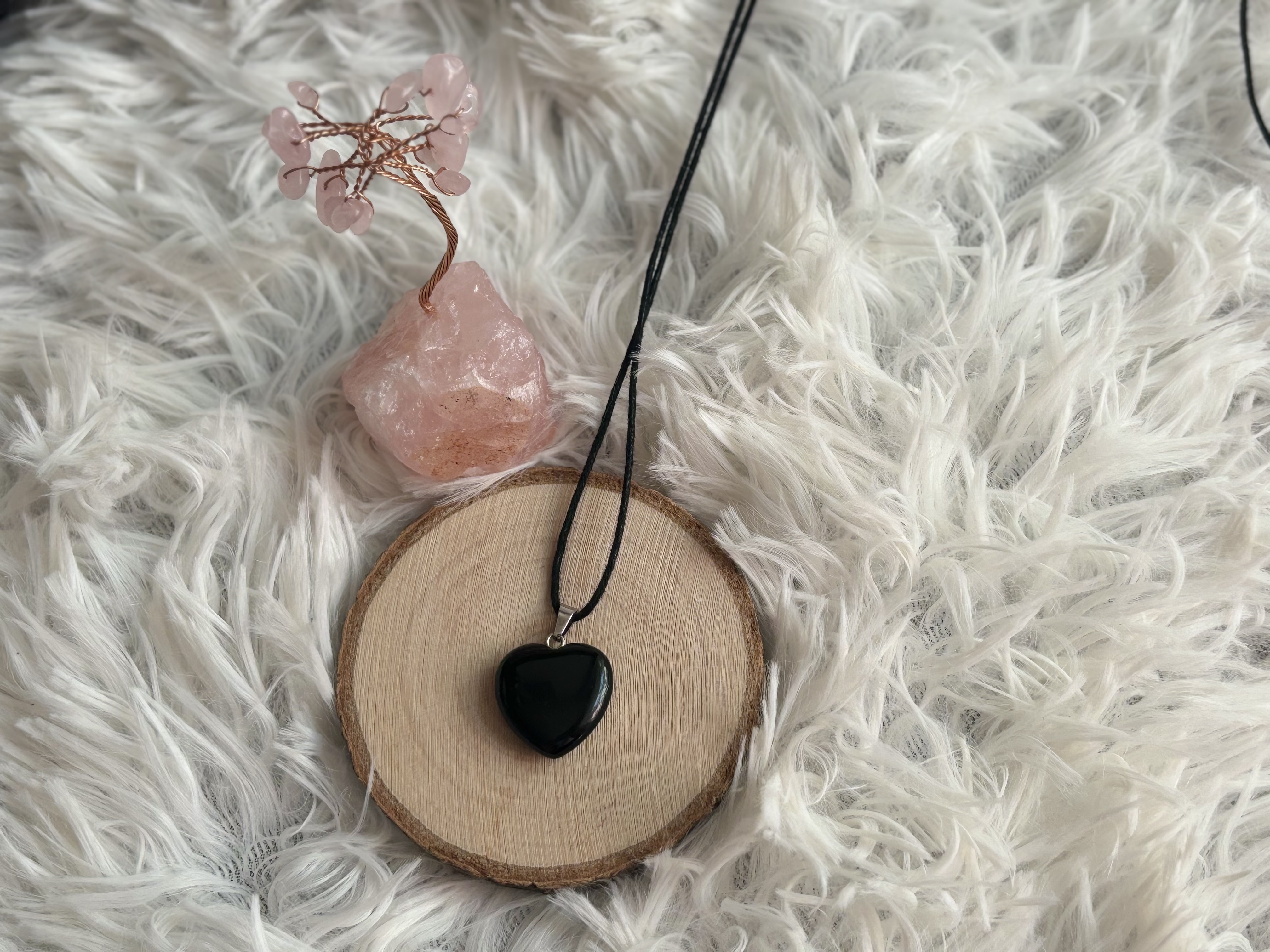 Pendentifs - Obsidienne noire