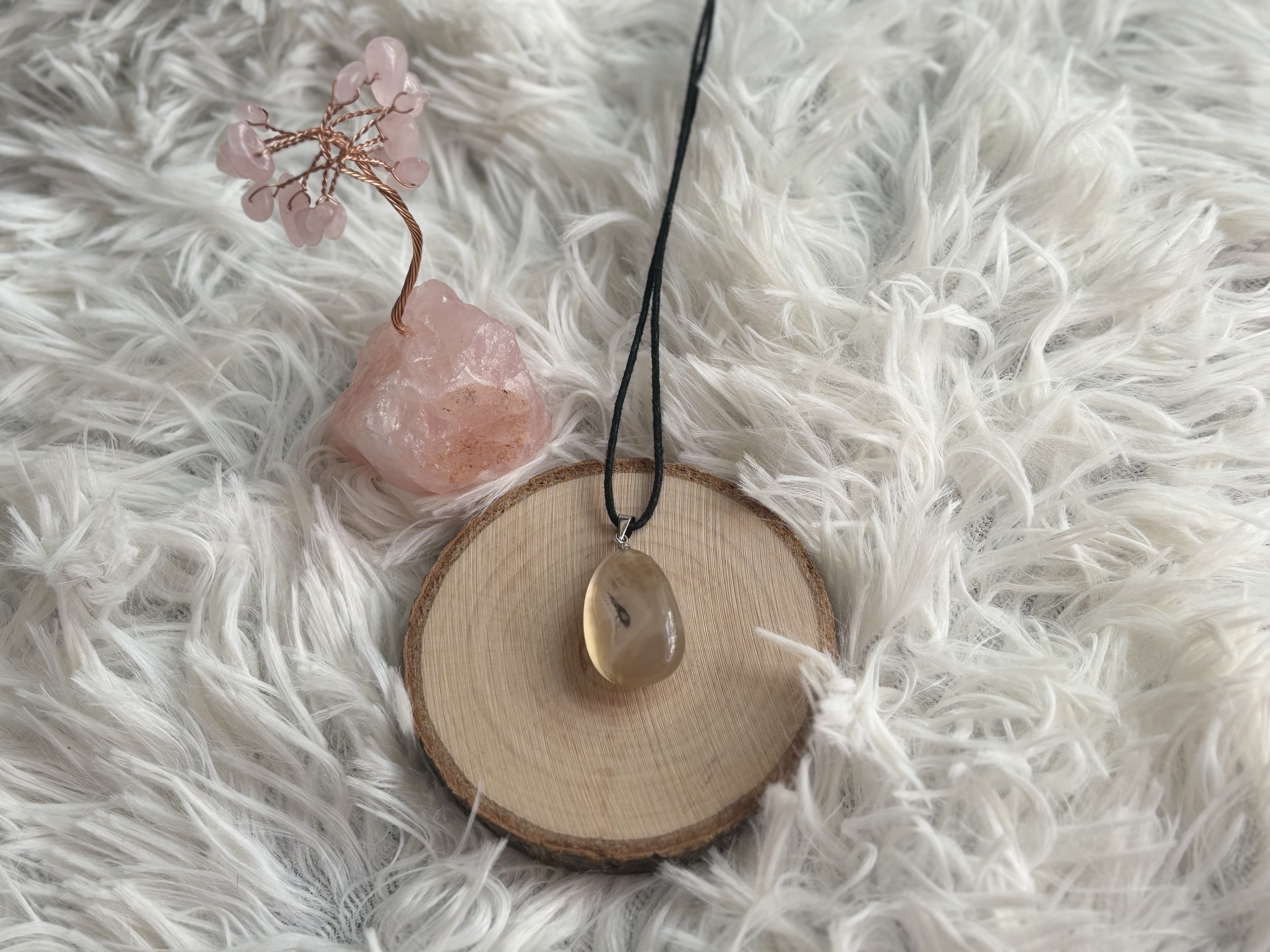 Pendentifs - Agate laiteuse