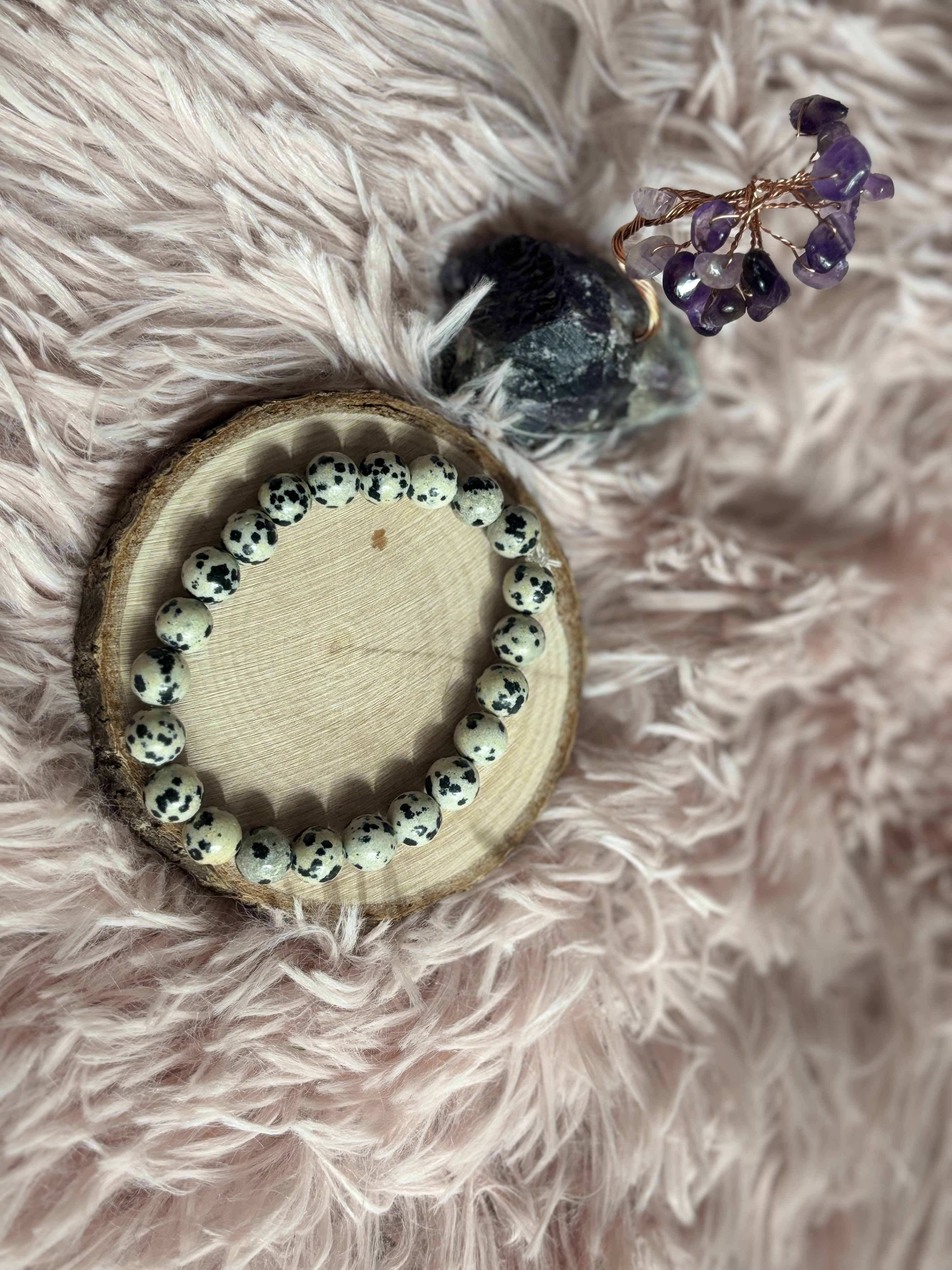 Bracelets - Jaspe dalmatien 