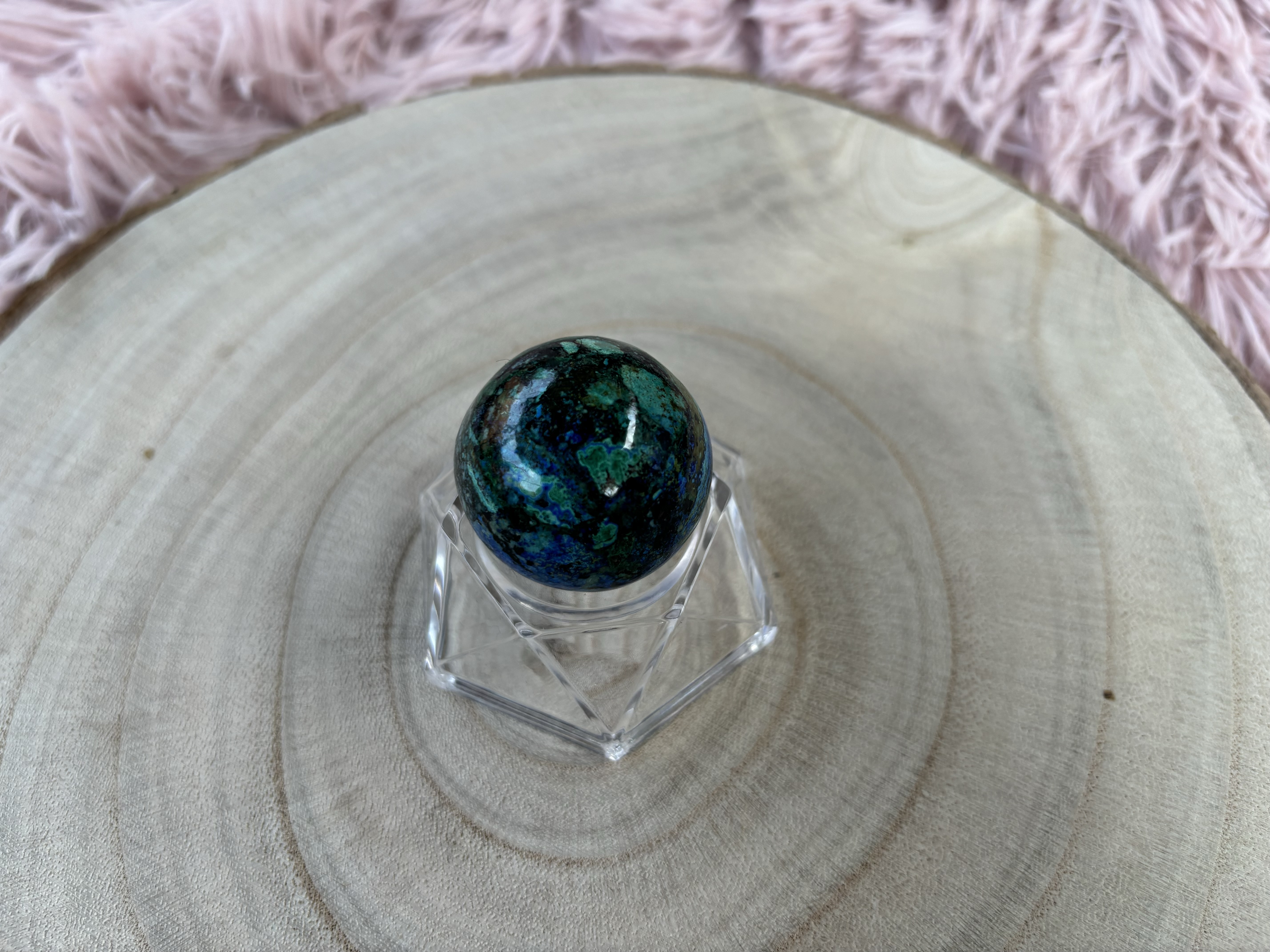 Sphère - Azurite malachite