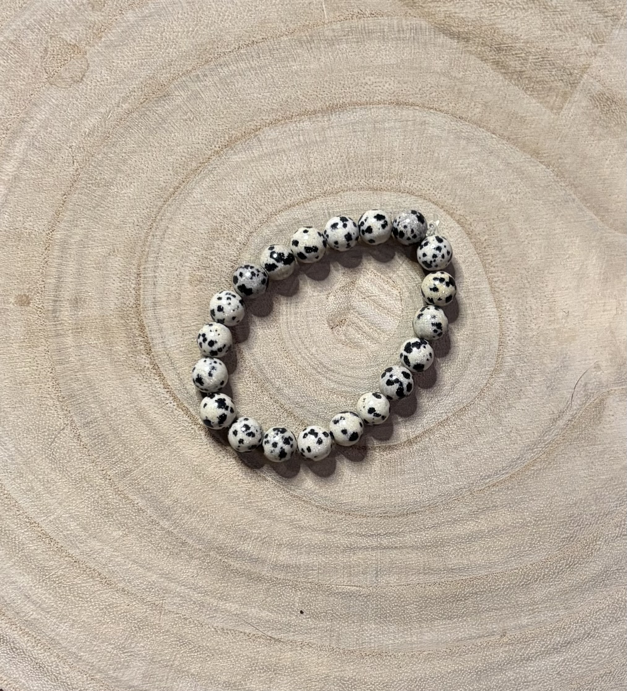 Bracelets - Jaspe dalmatien 