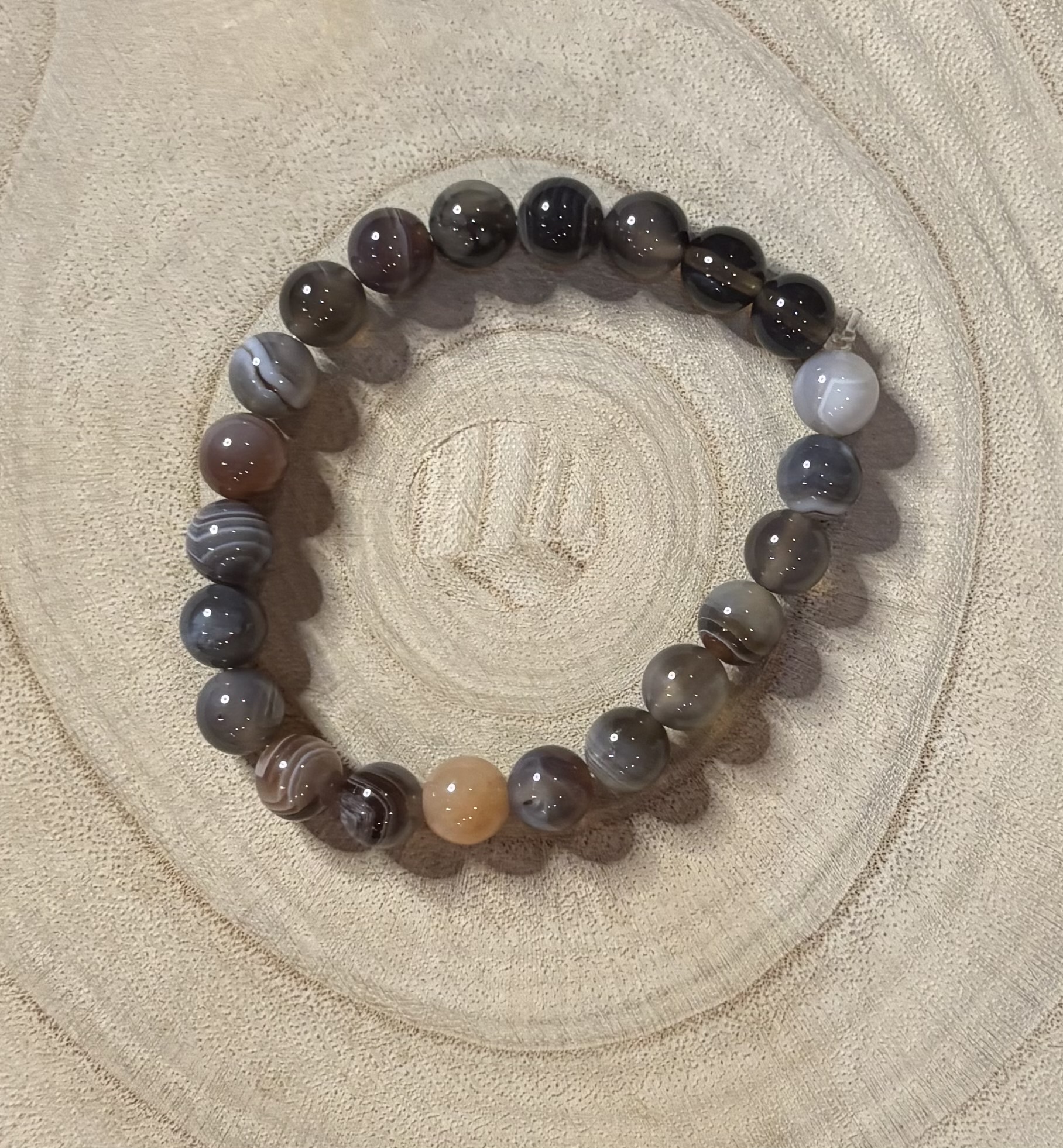 Bracelets - Agate du Botswana