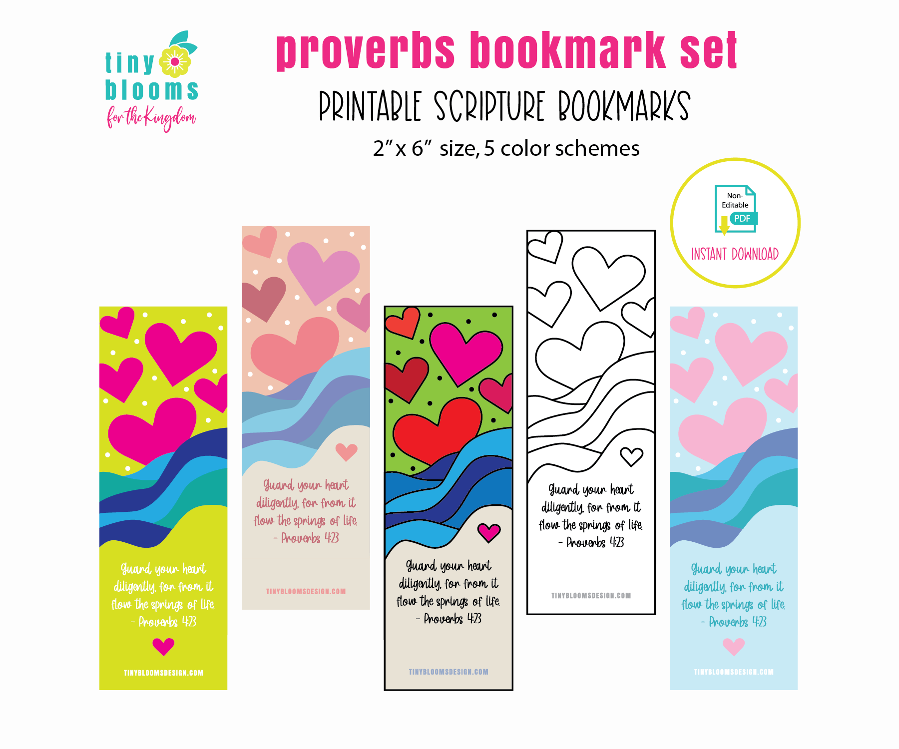 Proverbs 5-pc Bookmarks