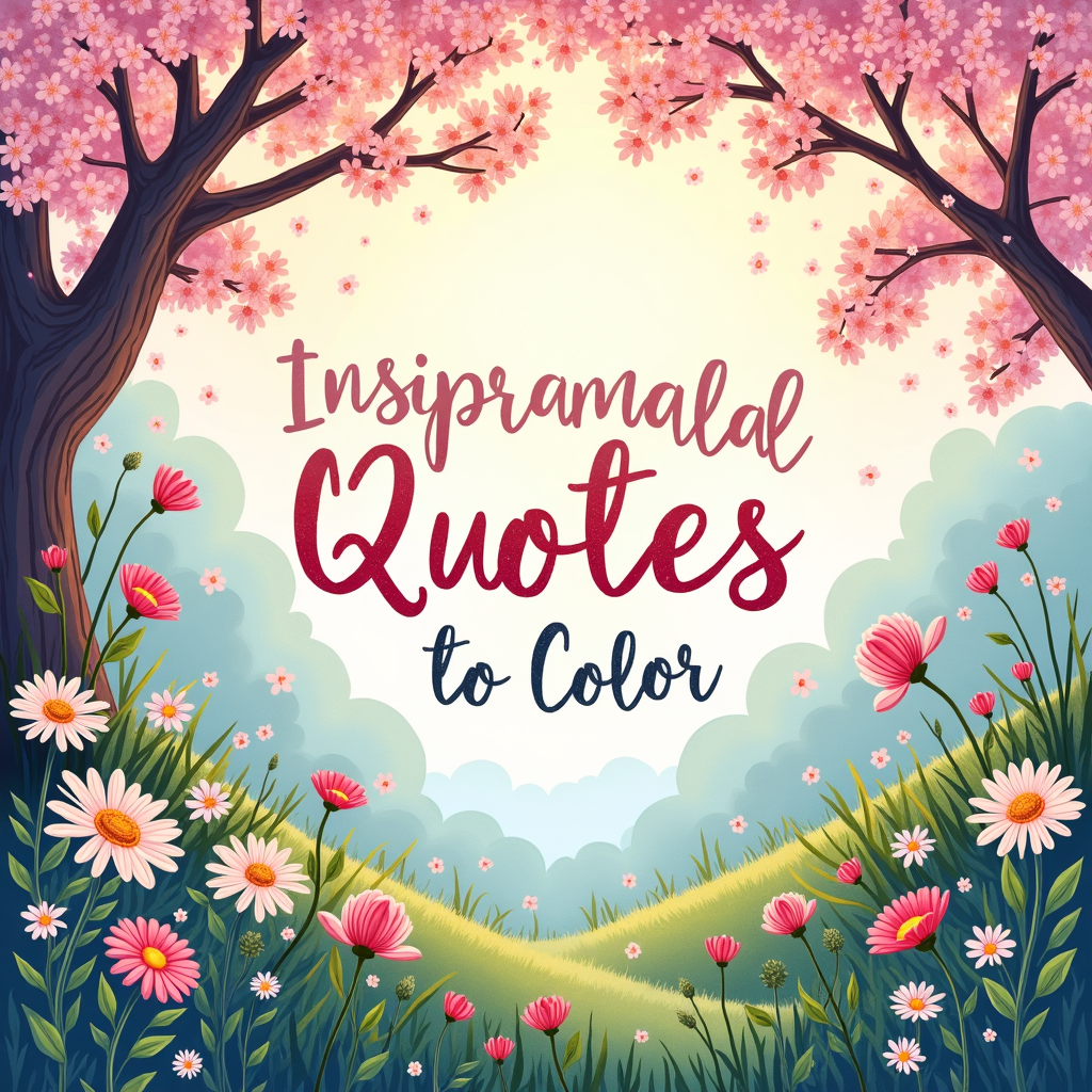 Inspiramalal Quotes to Color