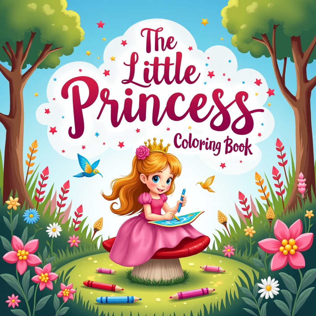 The Little Princess Coloring Book