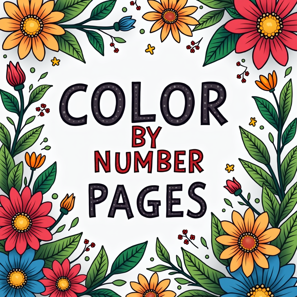 Color by Number Pages
