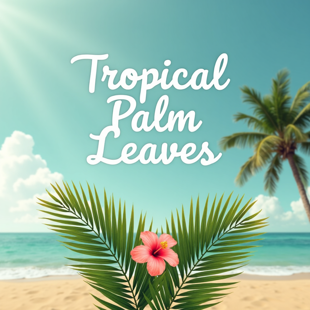 Tropical Palm Leaves  ( Seamless )