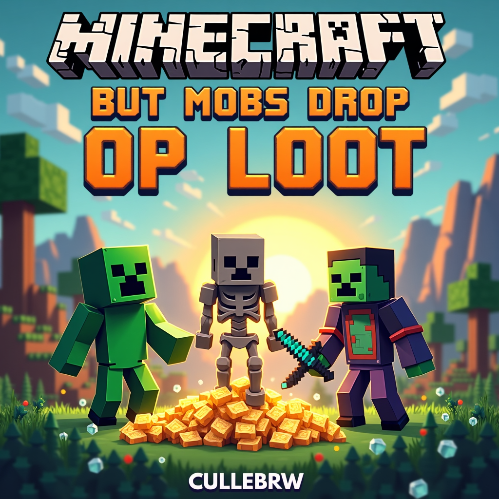 Minecraft Mod: Mobs Drop OP Loot