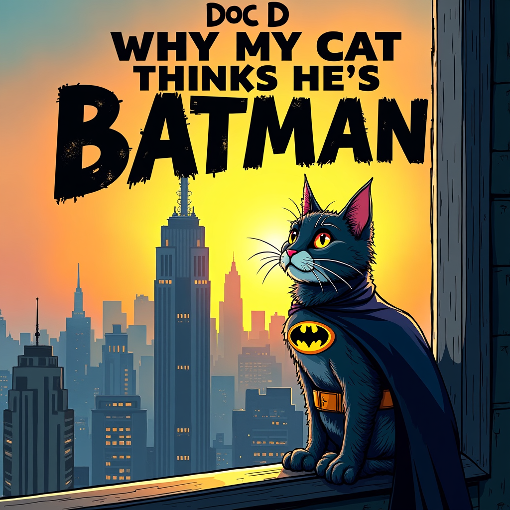 Why My Cat Thinks He's Batman