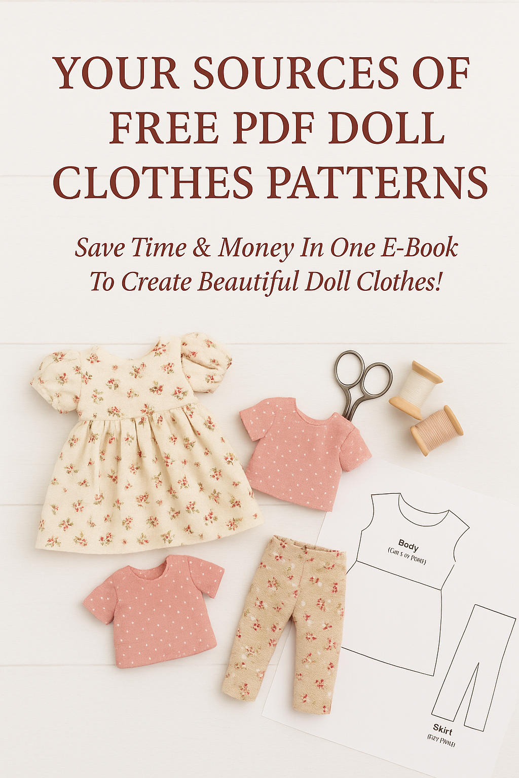 Your Sources Of Free PDF Doll Clothes Patterns eBook 